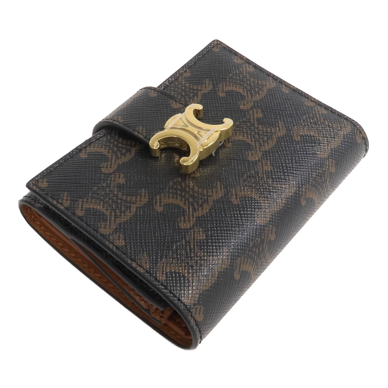 CELINE 塗層帆布Fine Strap Wallet Nino錢包