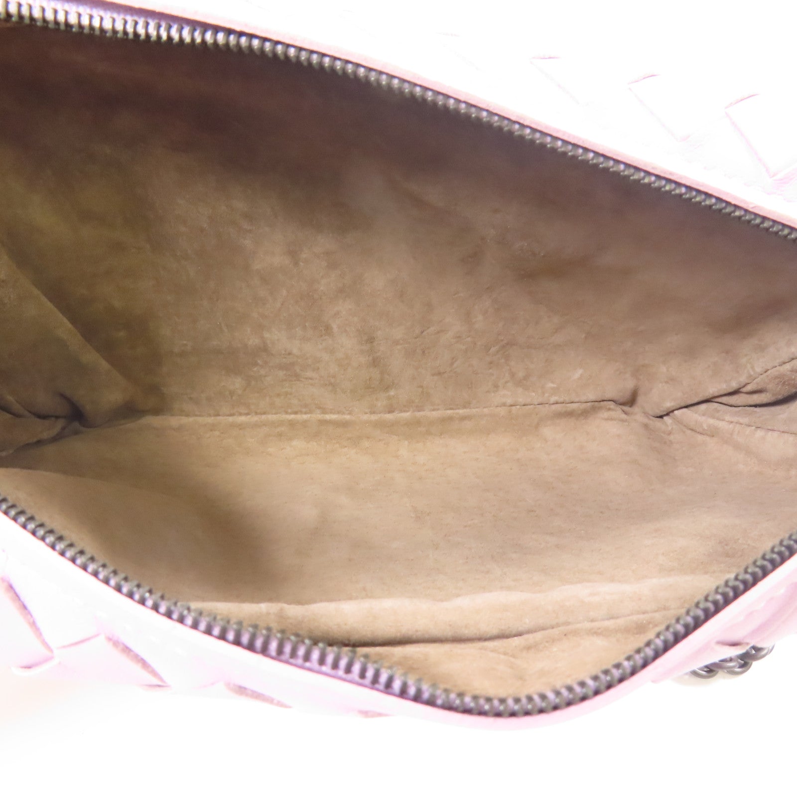 BOTTEGA VENETA 牛皮皮革Chain Shoulder鏈帶肩背袋紫色