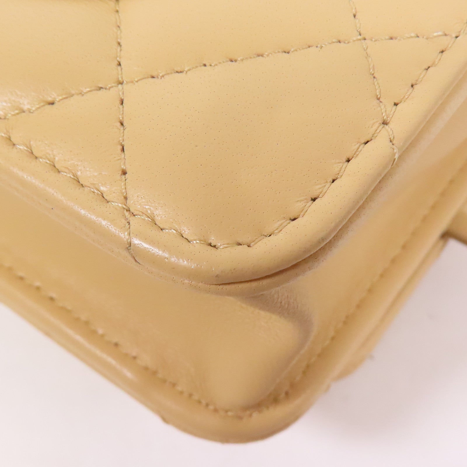 CHANEL 羊皮皮革WOC Wallet On Chain金扣鏈帶肩背袋