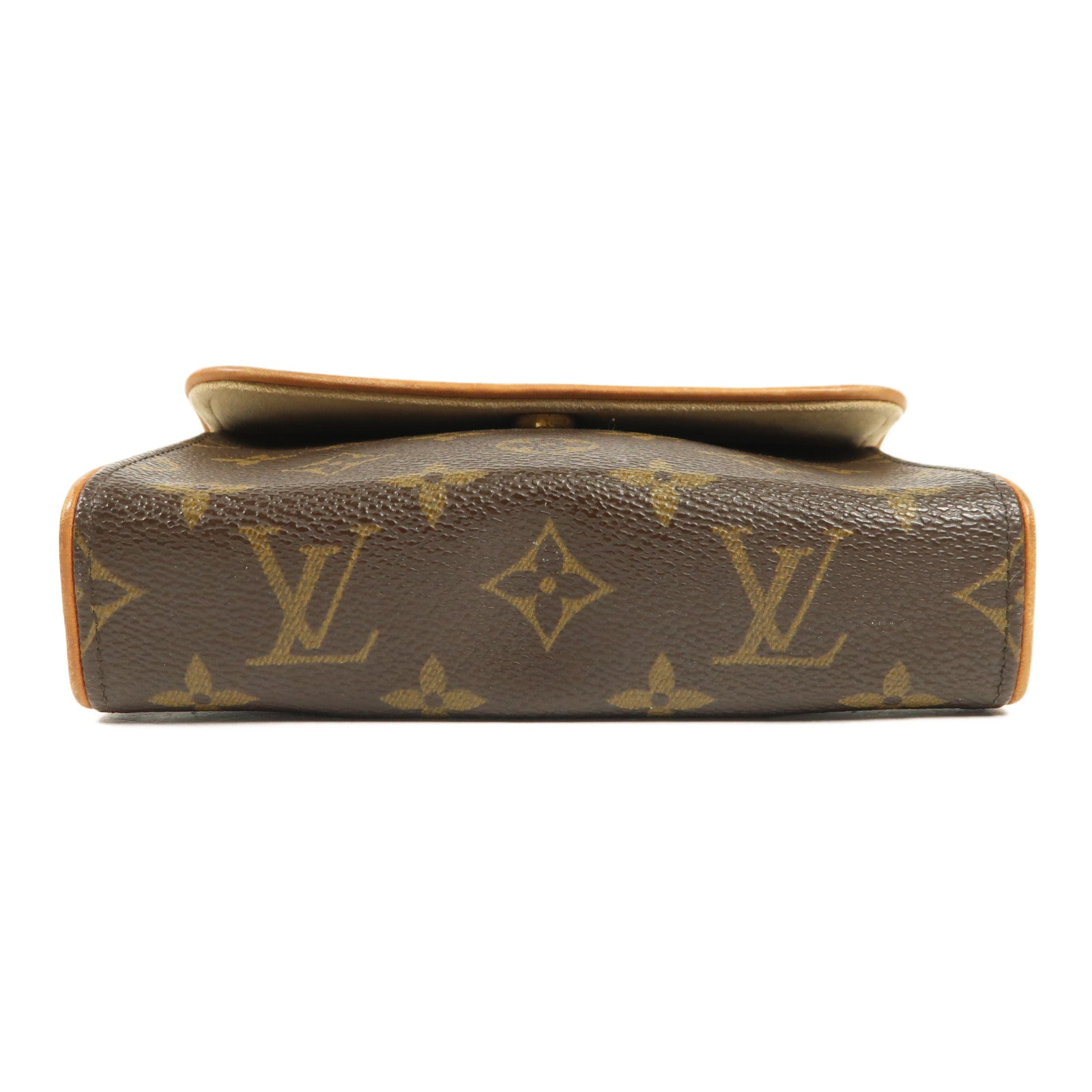LOUIS VUITTON Monogram Pochette Florentine XS金扣腰包