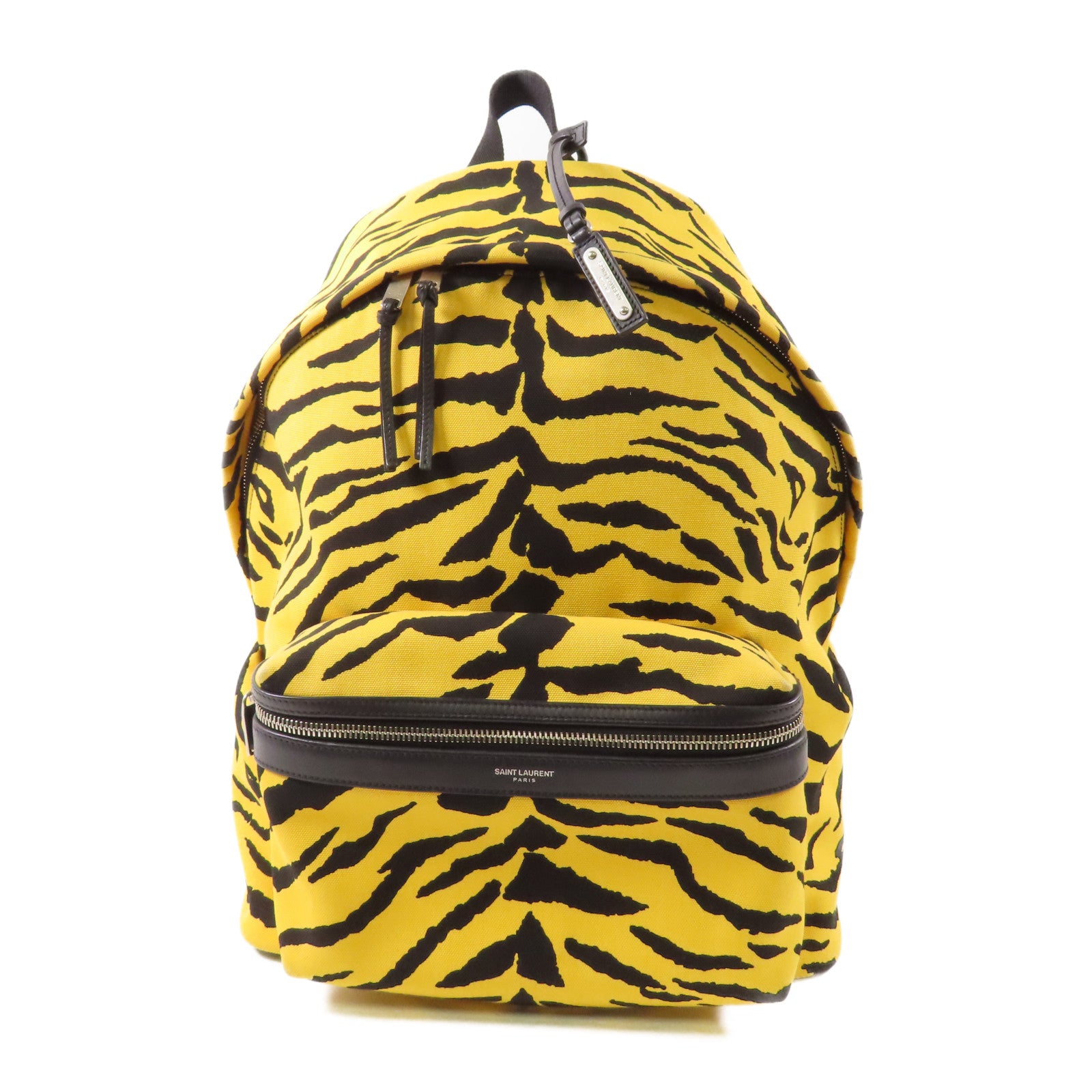 SAINT LAURENT 【激減優惠】帆布Backpack銀扣背包