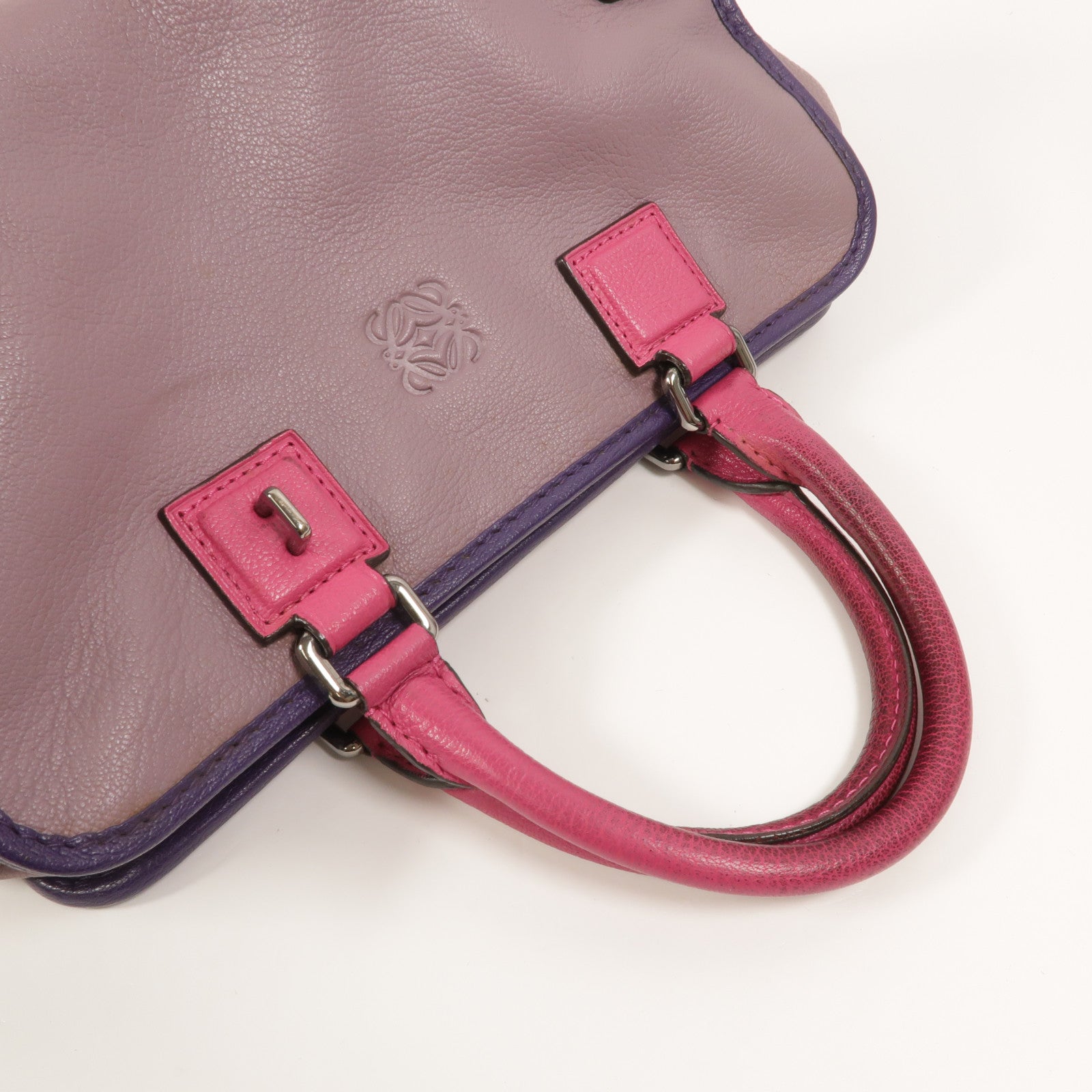 LOEWE 山羊皮皮革Amazona 28手挽袋