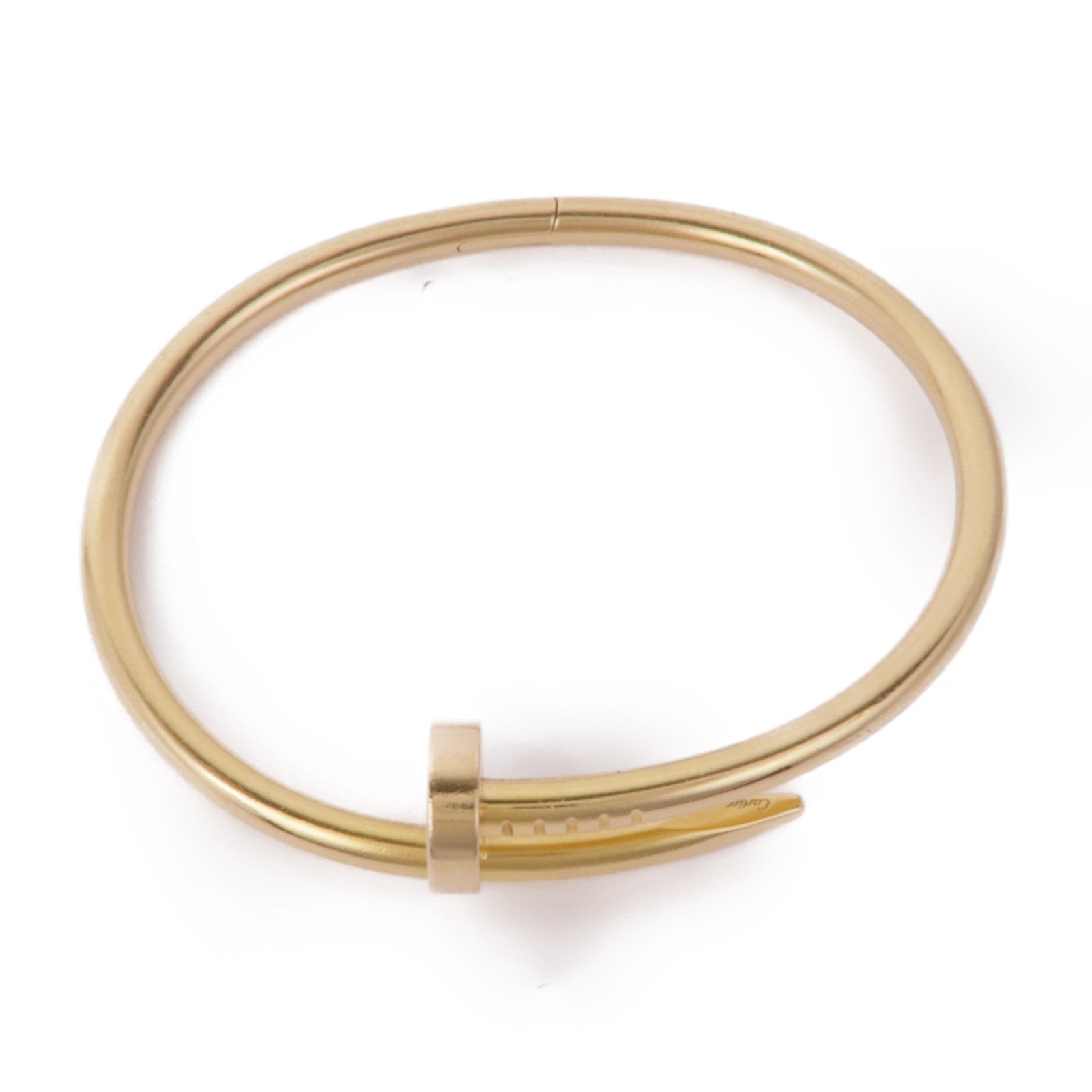 CARTIER 【激減優惠】18K黃金Juste un Clou Bracelet手鐲Cartier#16
