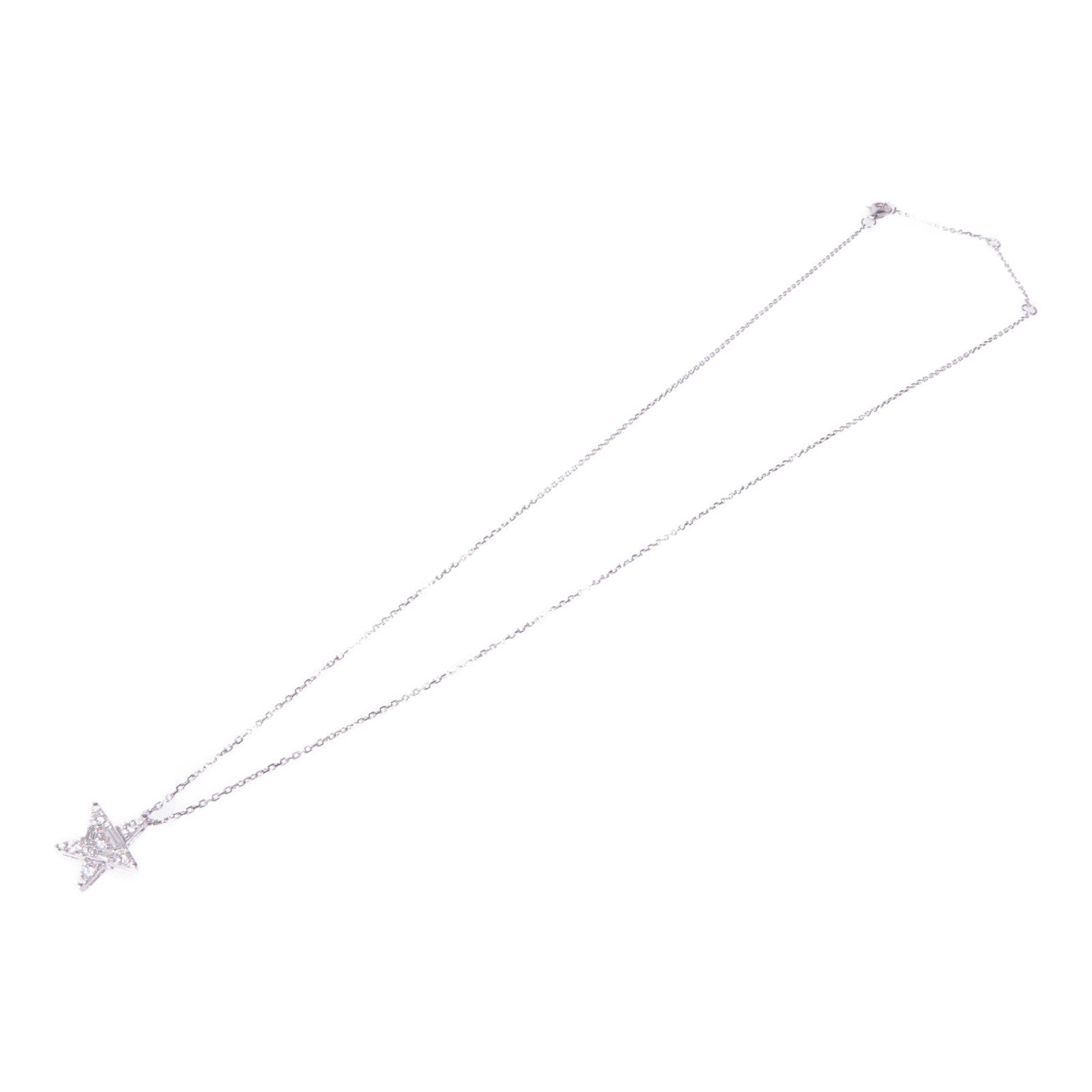 JEWELRY Diamond Necklace 18K White Gold