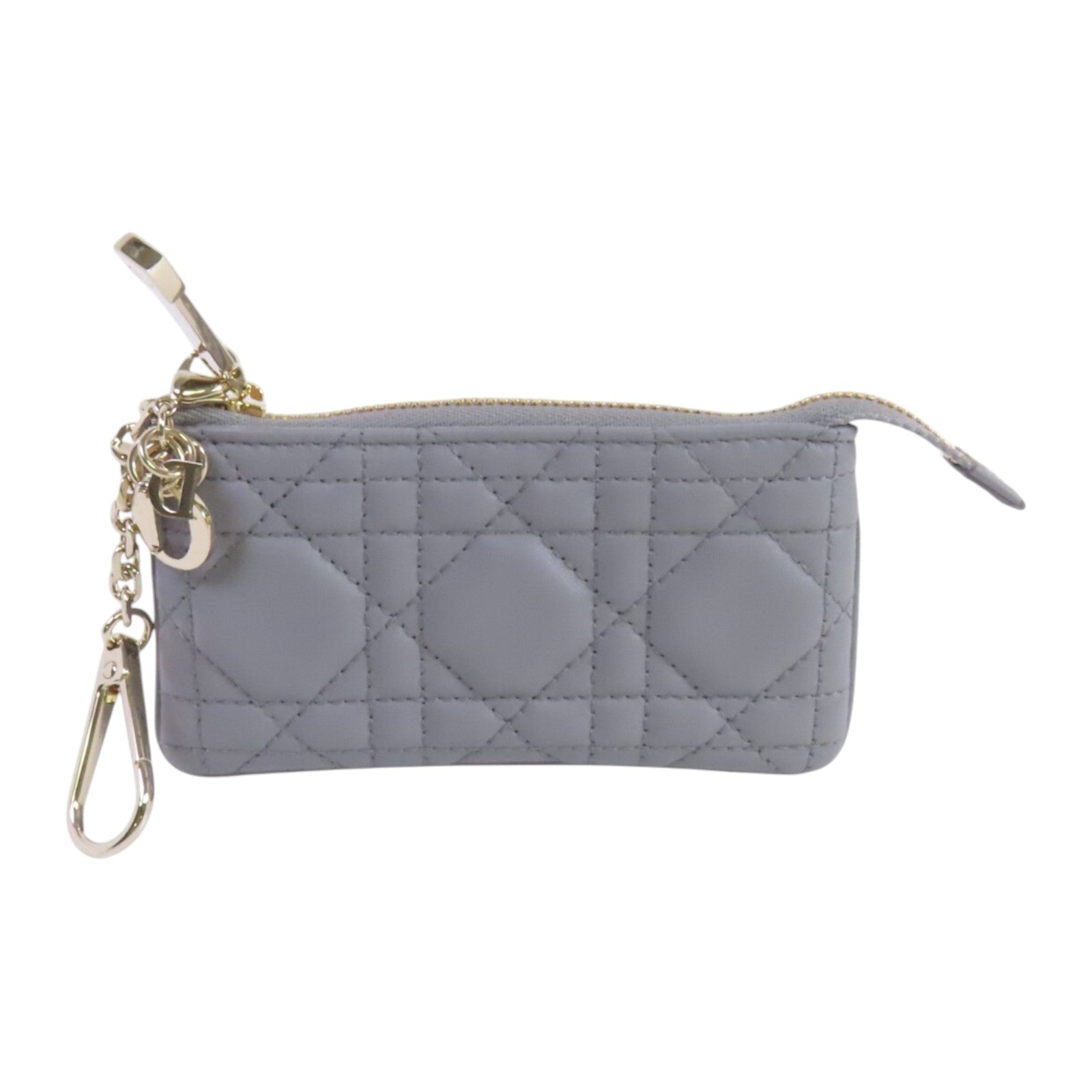 Dior 牛皮皮革Coin Case金扣零錢包