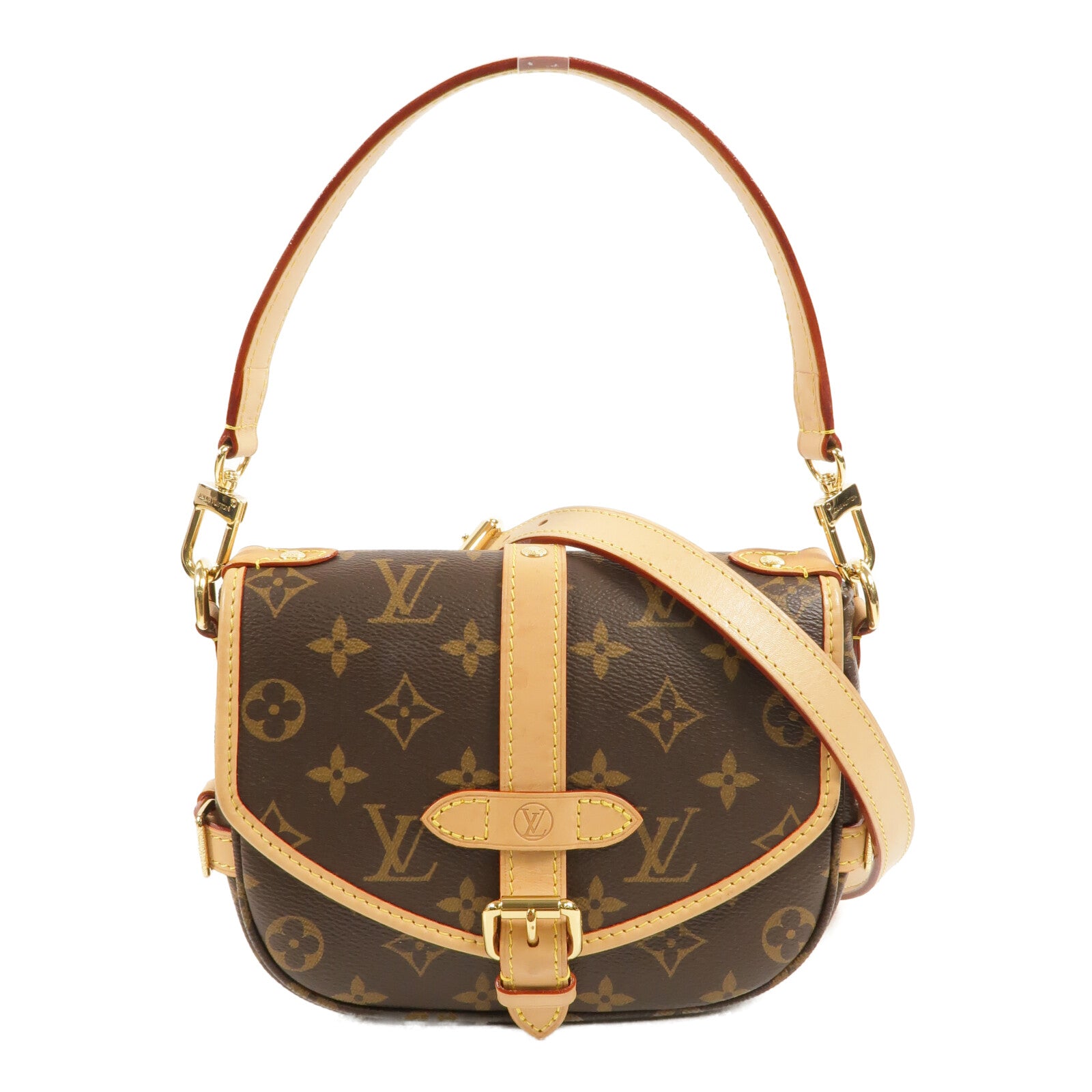LOUIS VUITTON Monogram Saumur BB手挽肩背兩用袋