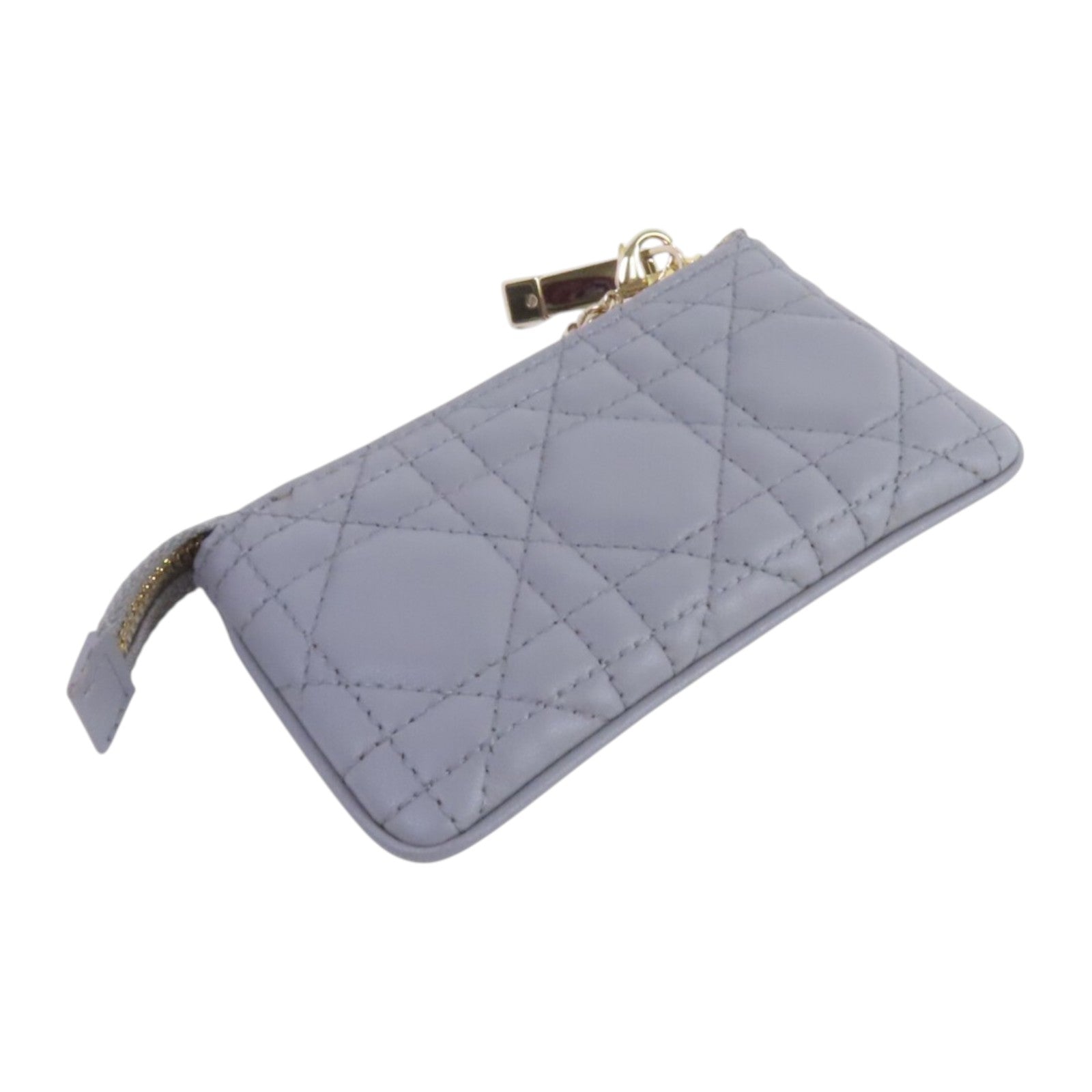 Dior 牛皮皮革Coin Case金扣零錢包