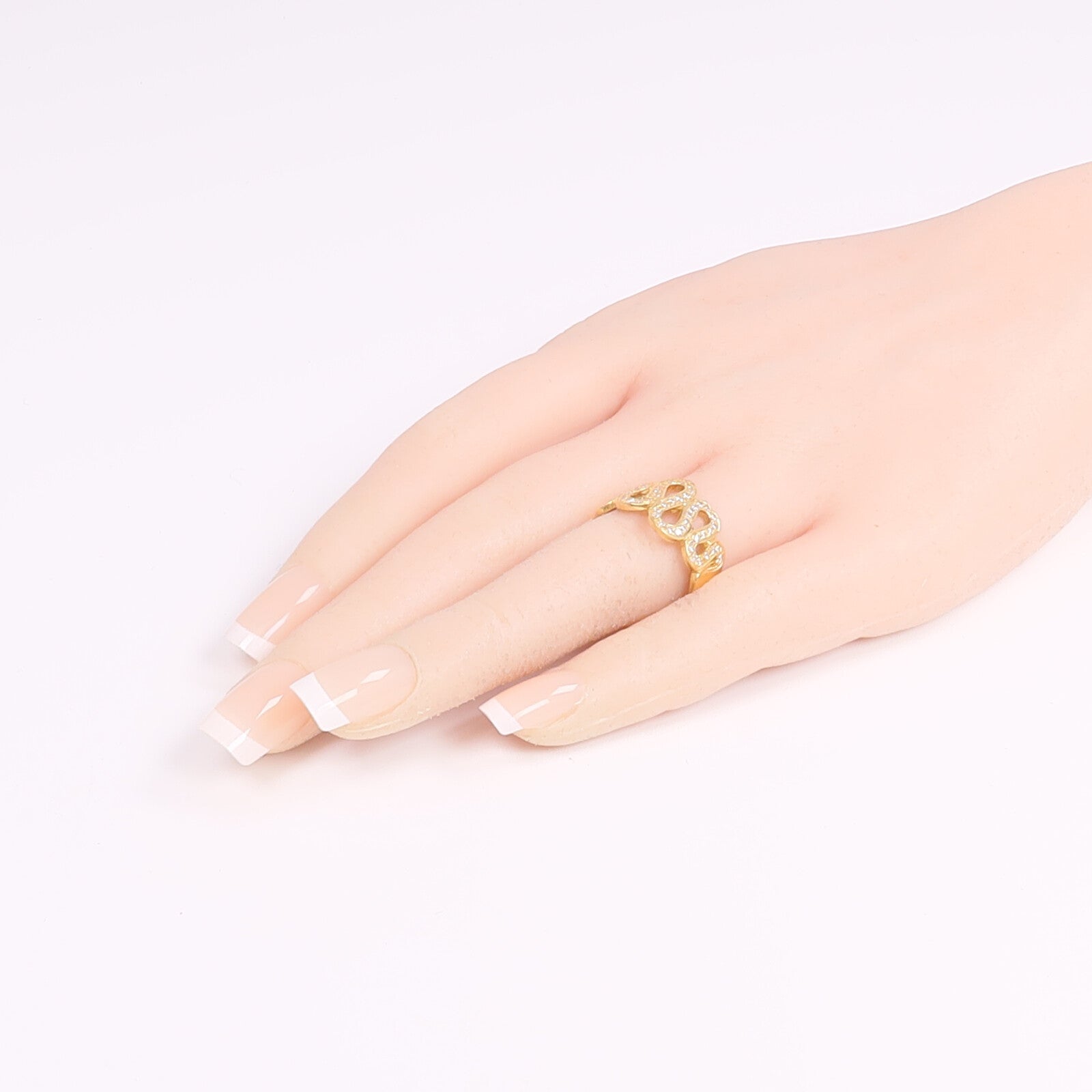 JEWELRY 18K黃金Diamond Ring鑽石戒指US#8