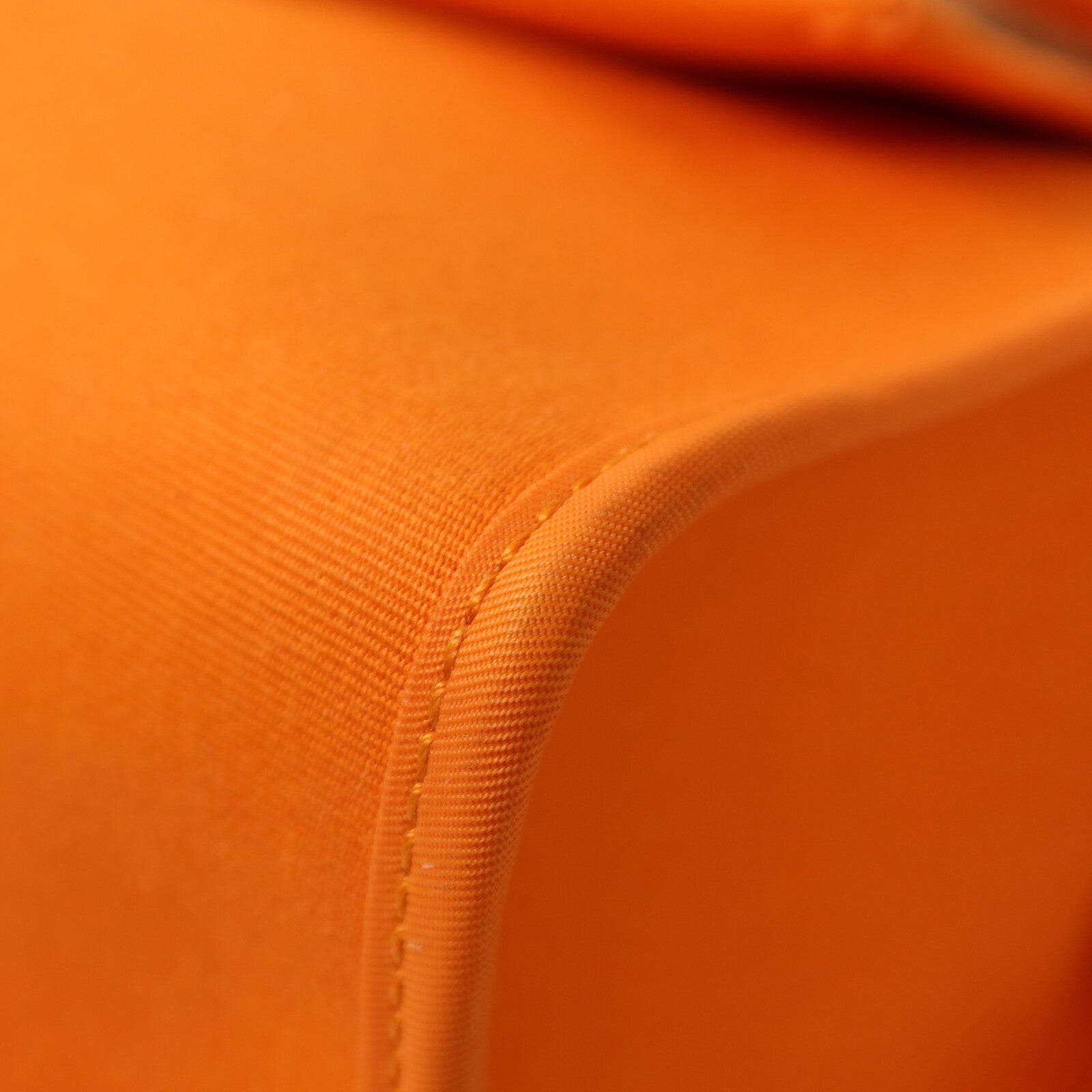HERMES 帆布Herbag PM銀扣手挽肩背兩用袋Orange
