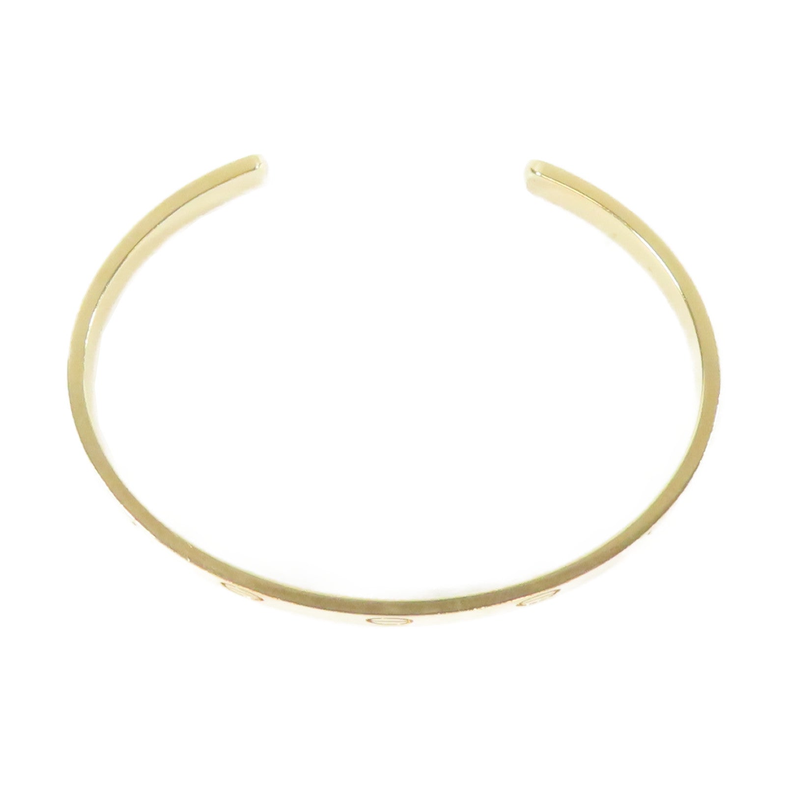 CARTIER 18K黃金Love Bracelet手鐲Cartier#17
