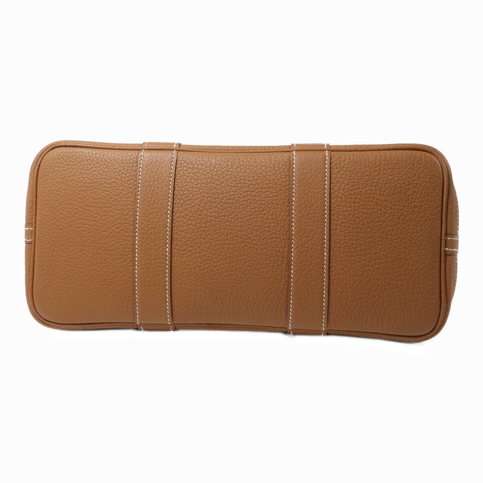 HERMES Country皮革Garden Party TPM手挽袋Gold