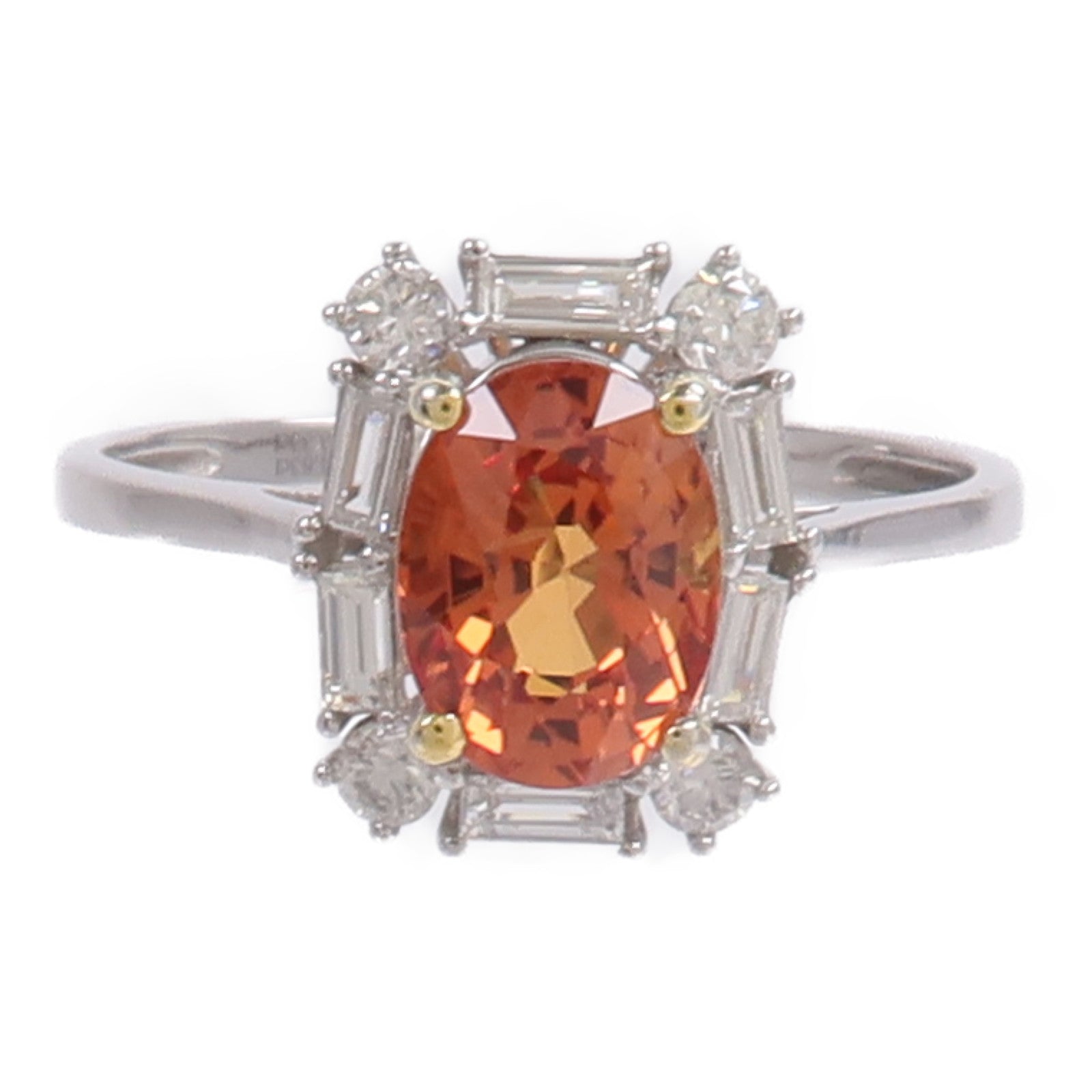 JEWELRY PT900鉑金Sphene Diamond Ring榍/鑽石戒指