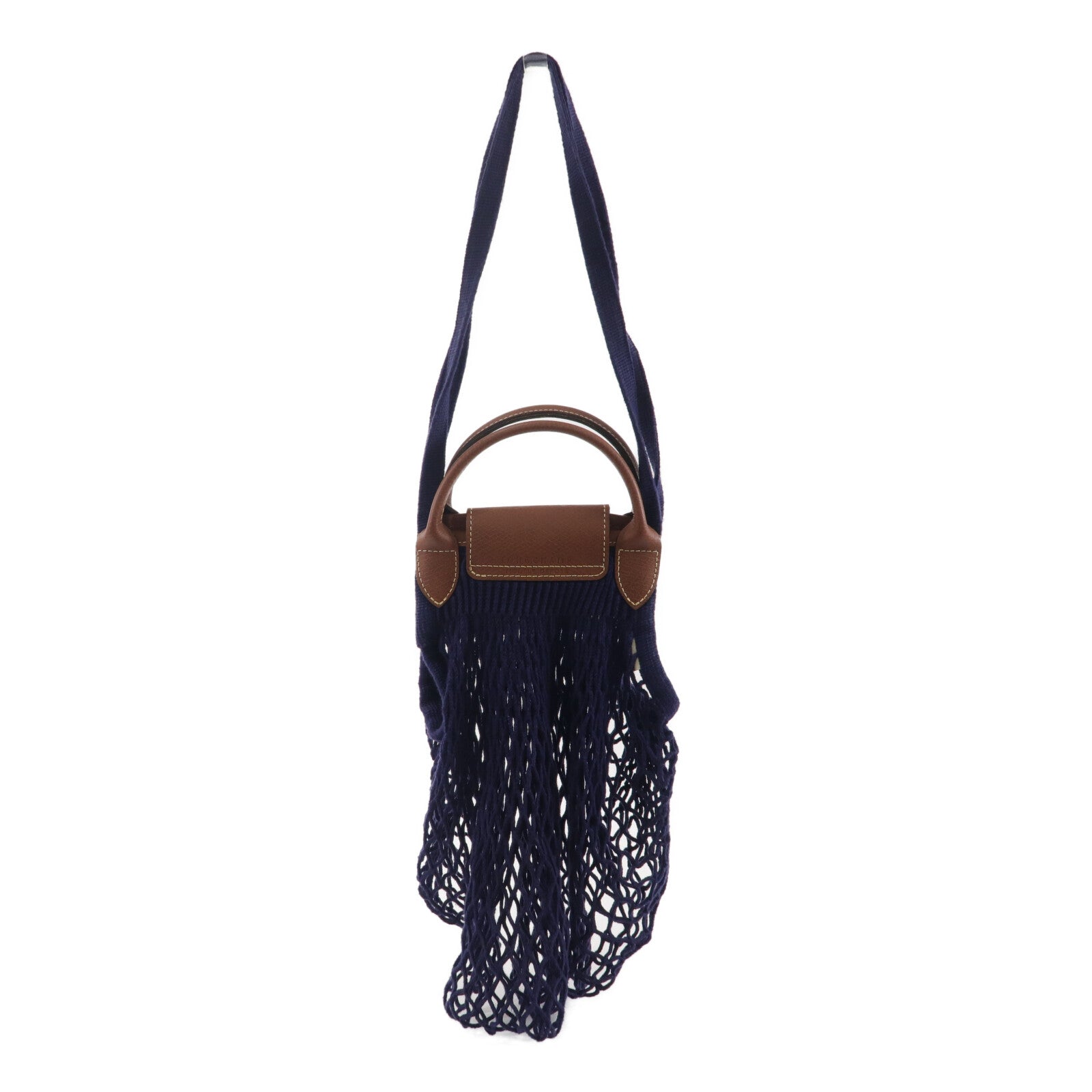Longchamp 棉布Le Pliage Filet手挽肩背兩用袋
