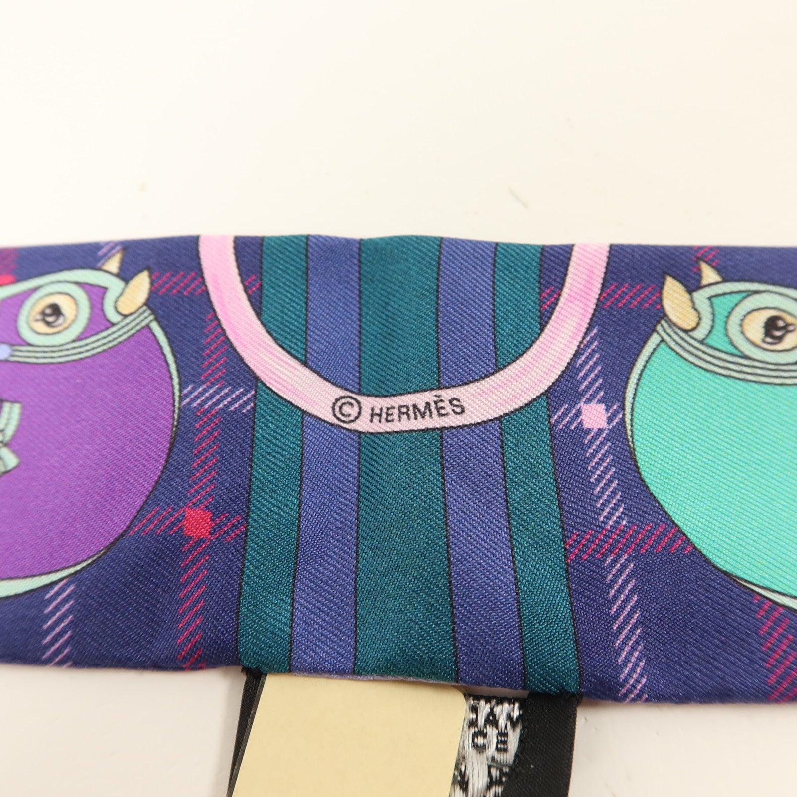 HERMES 絲質Twilly絲巾