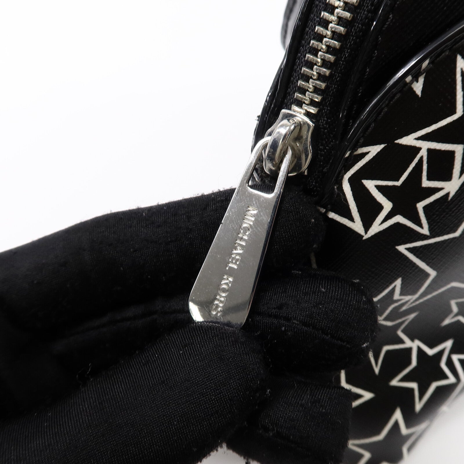 Michael Kors 塗層帆布Emmy Small Dome Satchel Printed Stars手挽袋