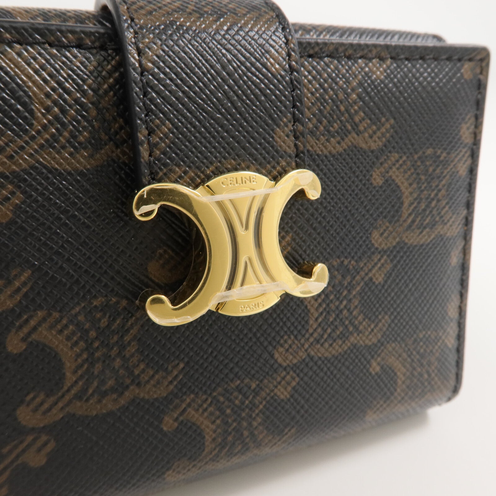 CELINE 塗層帆布Fine Strap Wallet Nino錢包