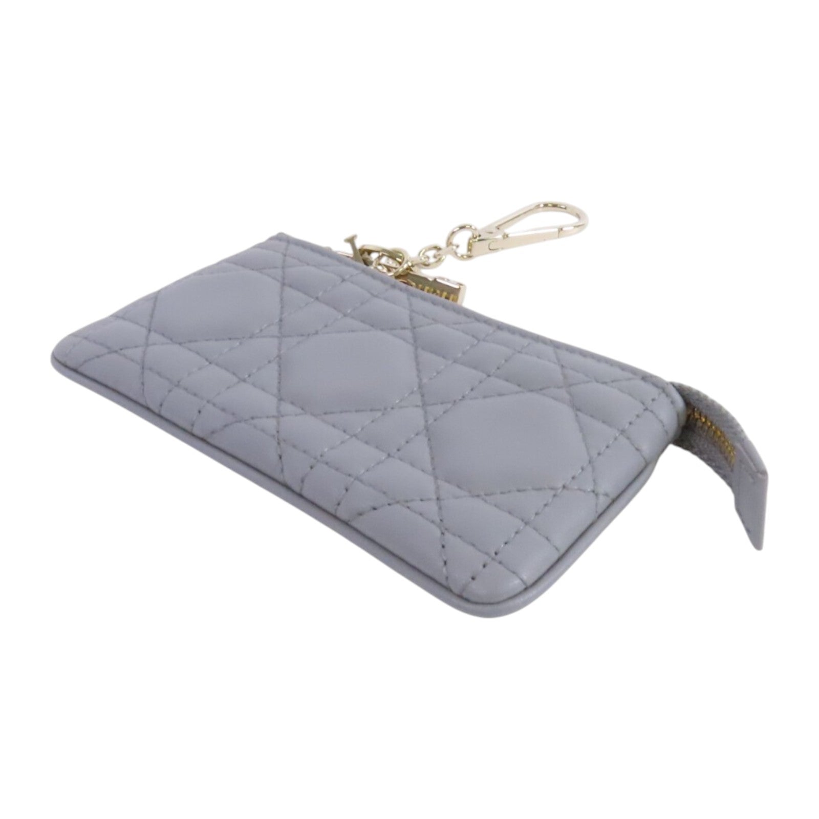 Dior 牛皮皮革Coin Case金扣零錢包