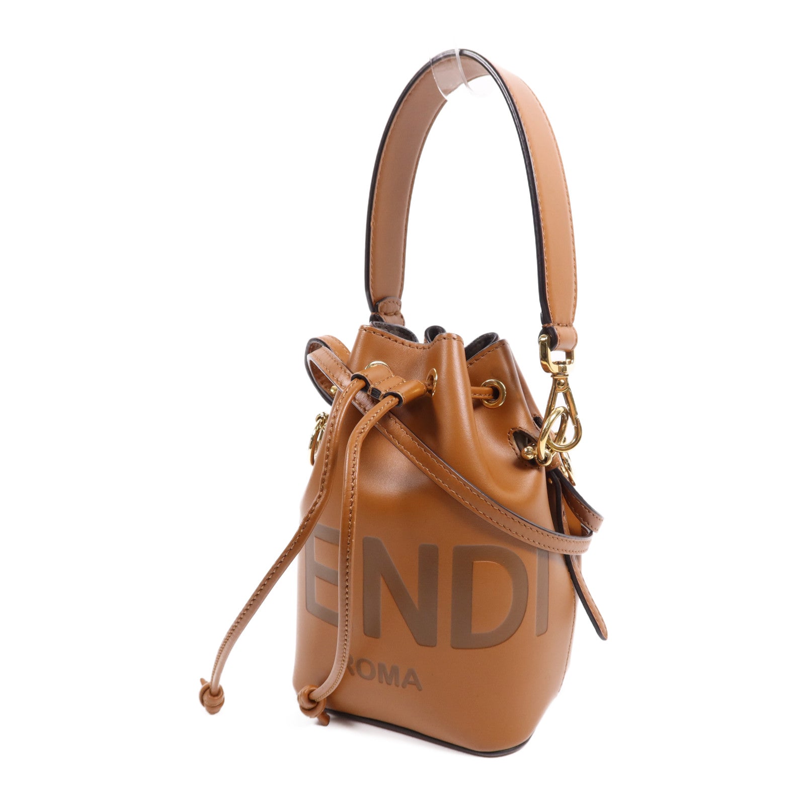 FENDI 牛皮皮革Mon Tresor金扣肩背袋