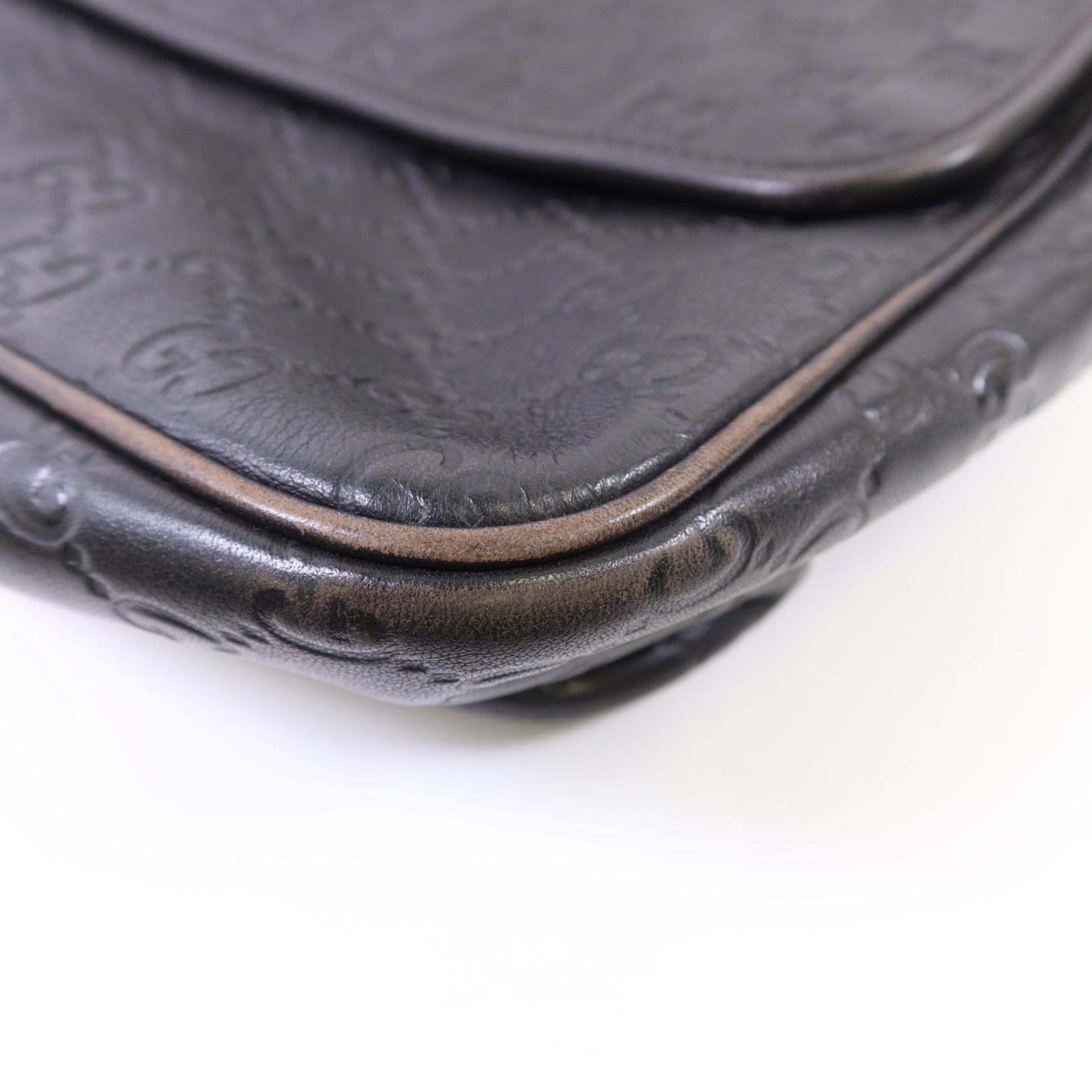 GUCCI 牛皮皮革Messenger Bag肩背袋