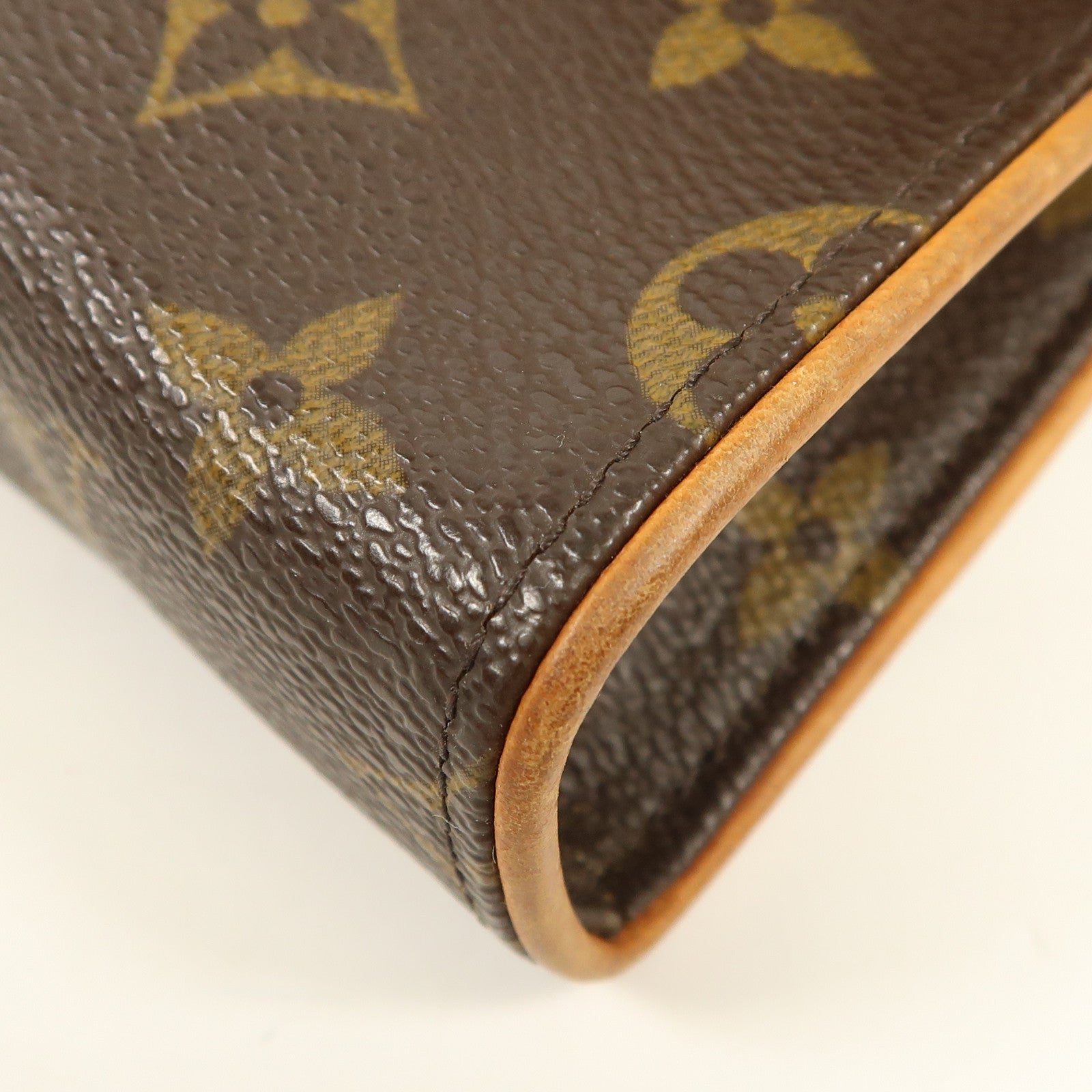 LOUIS VUITTON Monogram Pochette Florentine XS金扣腰包