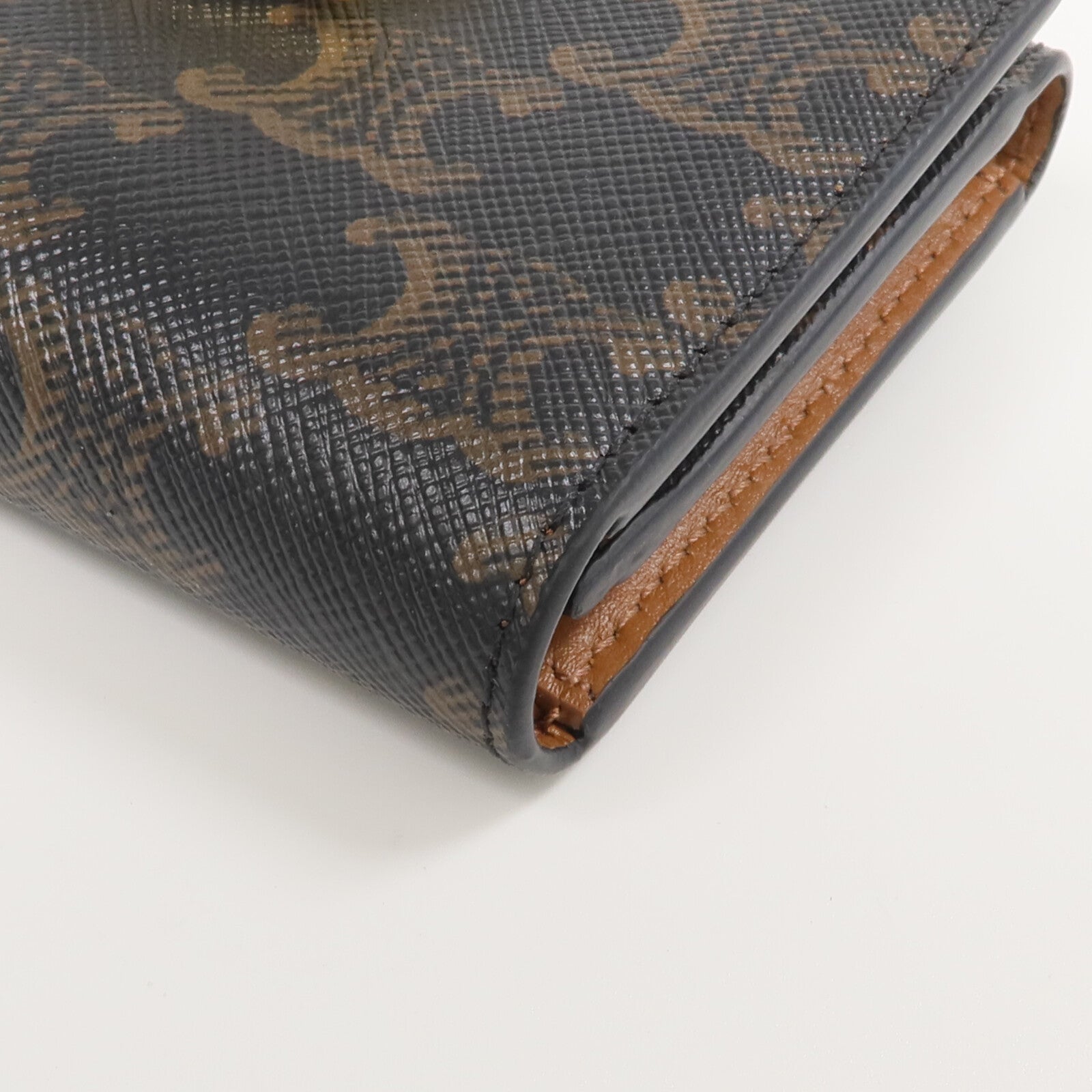 CELINE 塗層帆布Fine Strap Wallet Nino錢包