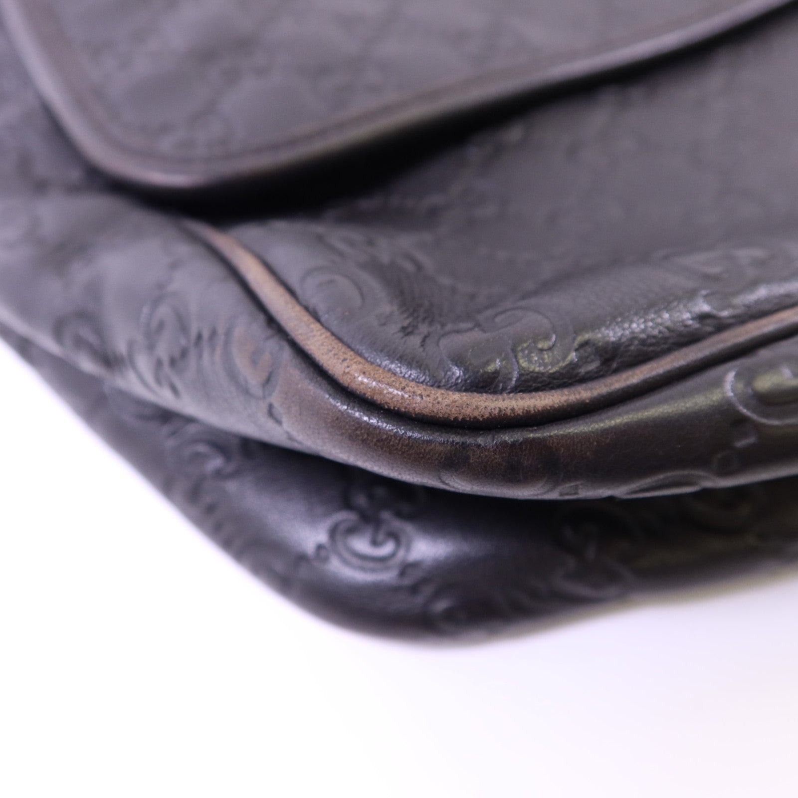 GUCCI 牛皮皮革Messenger Bag肩背袋