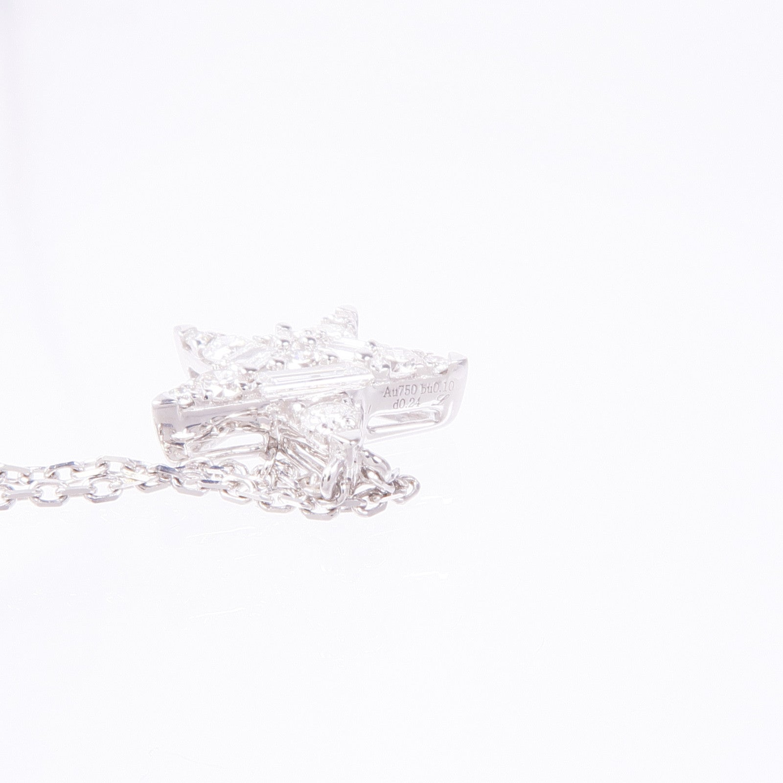 JEWELRY Diamond Necklace 18K White Gold