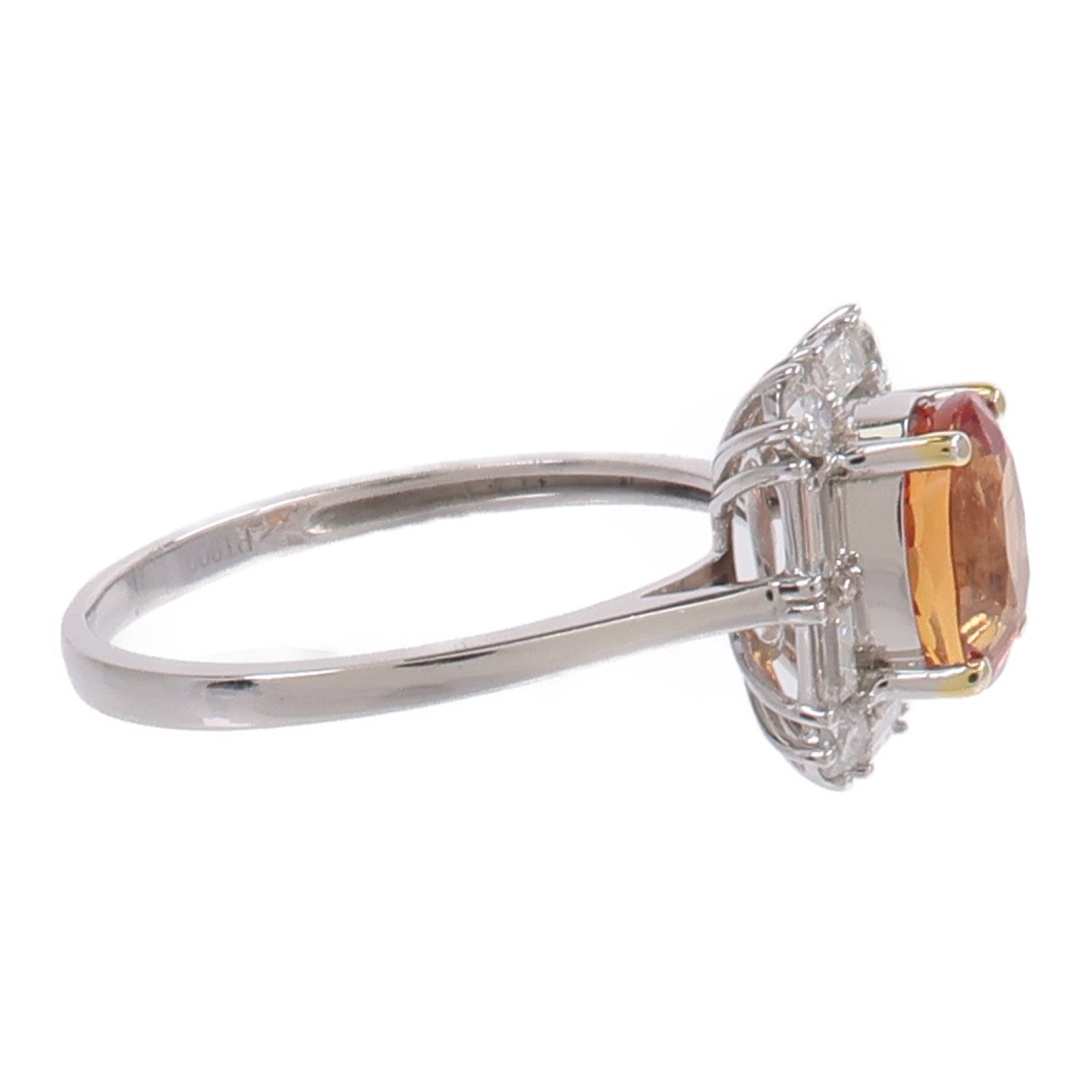 JEWELRY PT900鉑金Sphene Diamond Ring榍/鑽石戒指