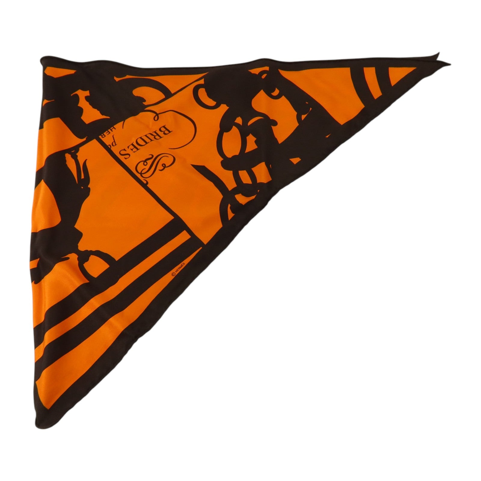 HERMES 絲質Giant Triangle Scarf絲巾