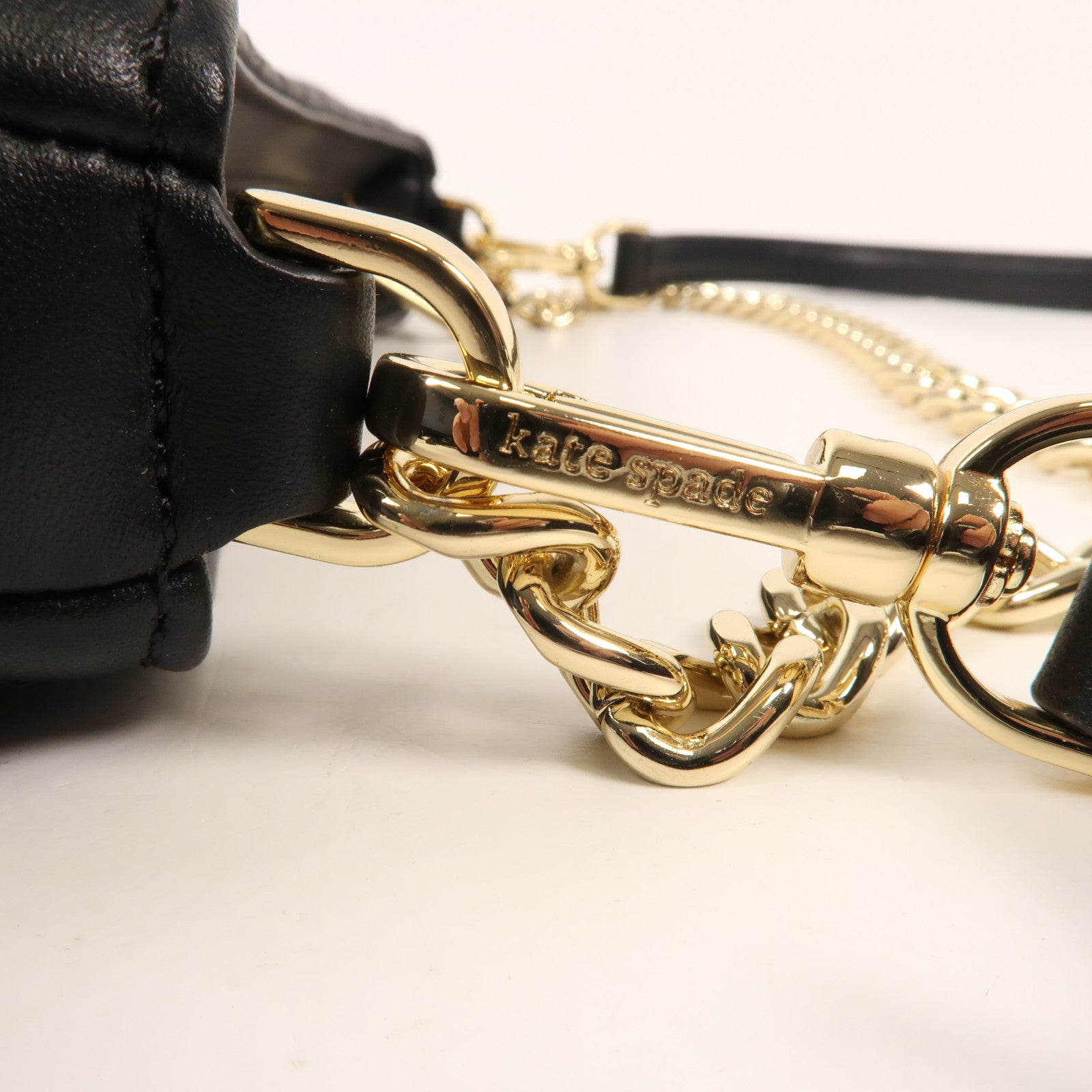 Kate Spade 牛皮皮革Shoulder Bag金扣手挽肩背兩用袋