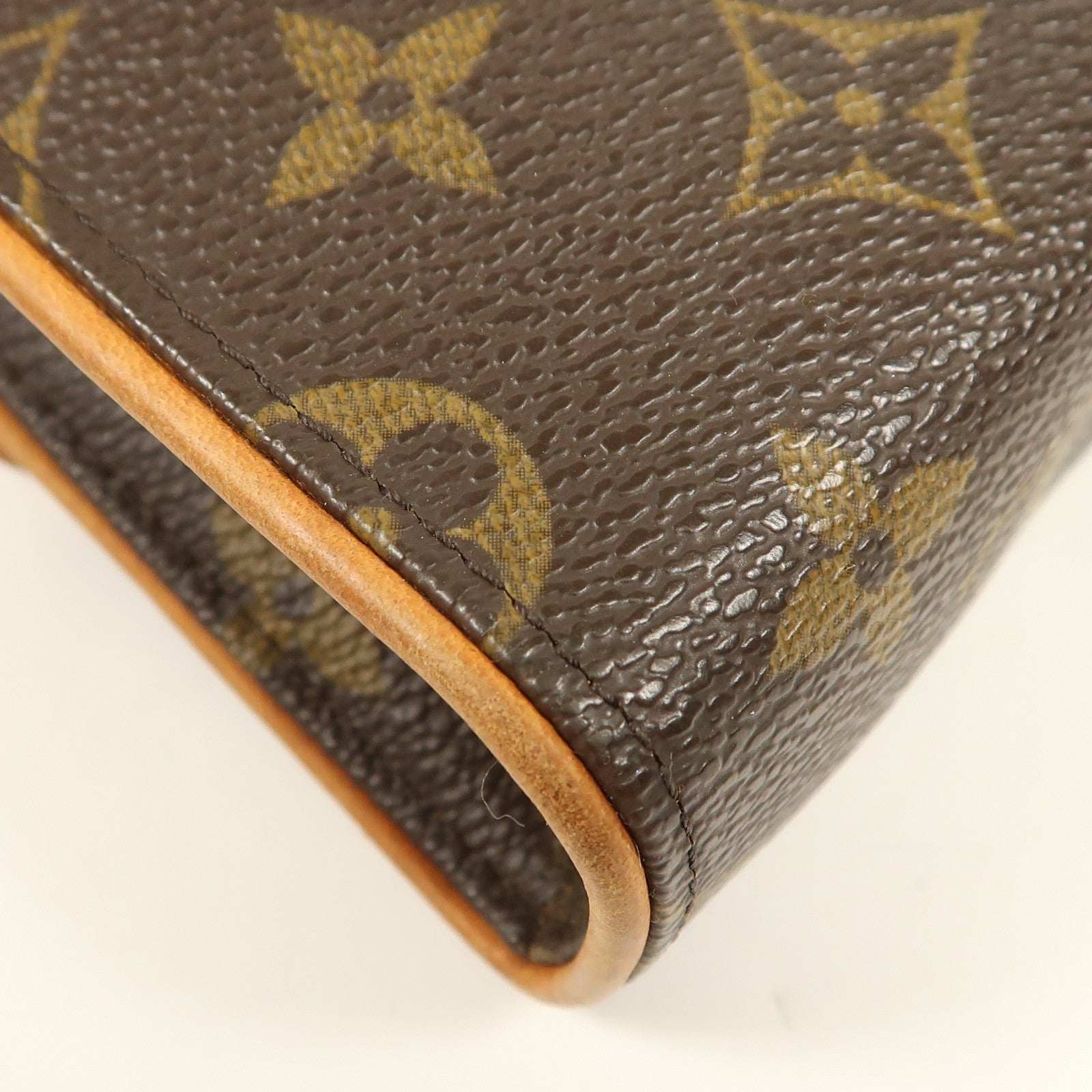 LOUIS VUITTON Monogram Pochette Florentine XS金扣腰包
