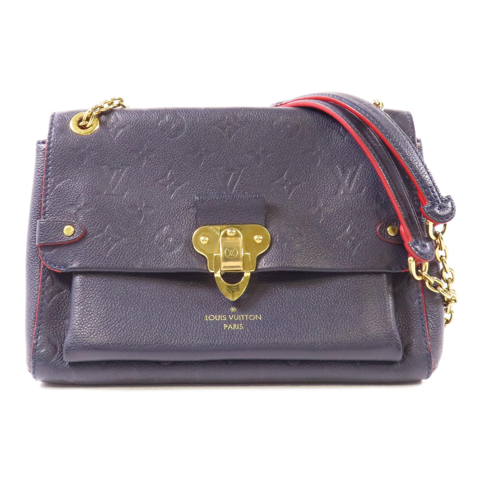 LOUIS VUITTON Monogram Empreinte Vavin PM金扣肩背袋