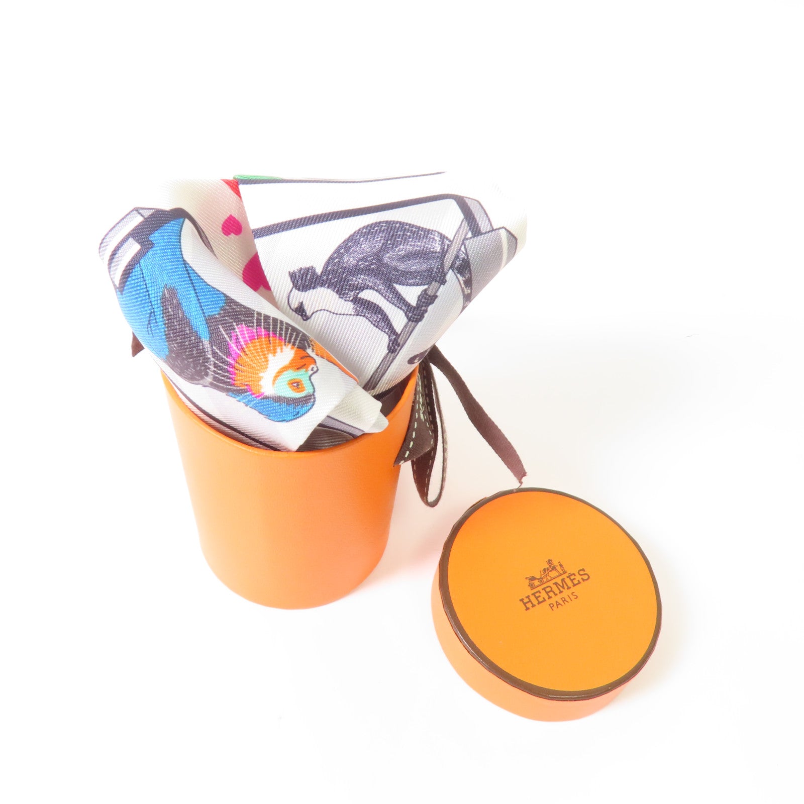 HERMES 絲質Twilly絲巾