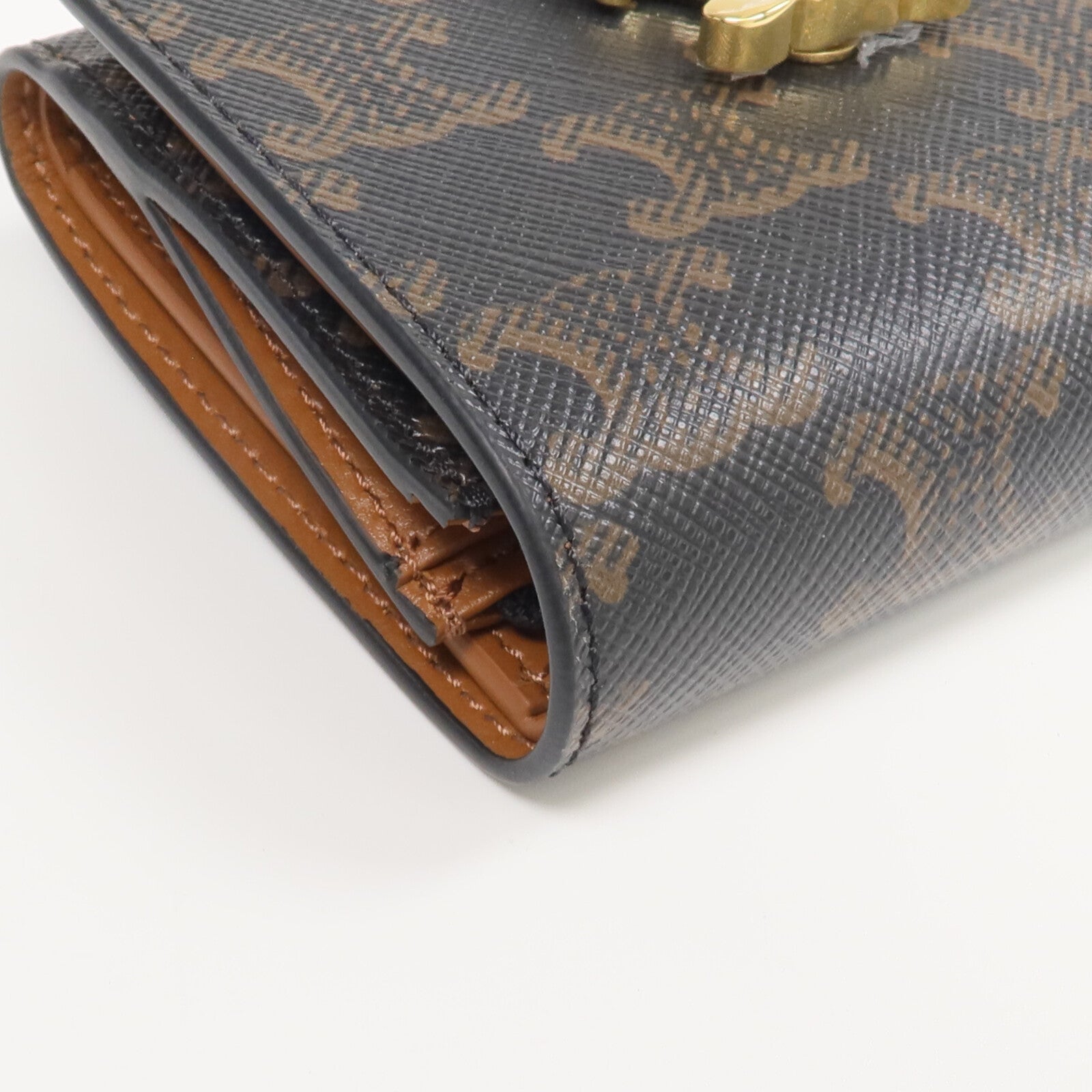 CELINE 塗層帆布Fine Strap Wallet Nino錢包