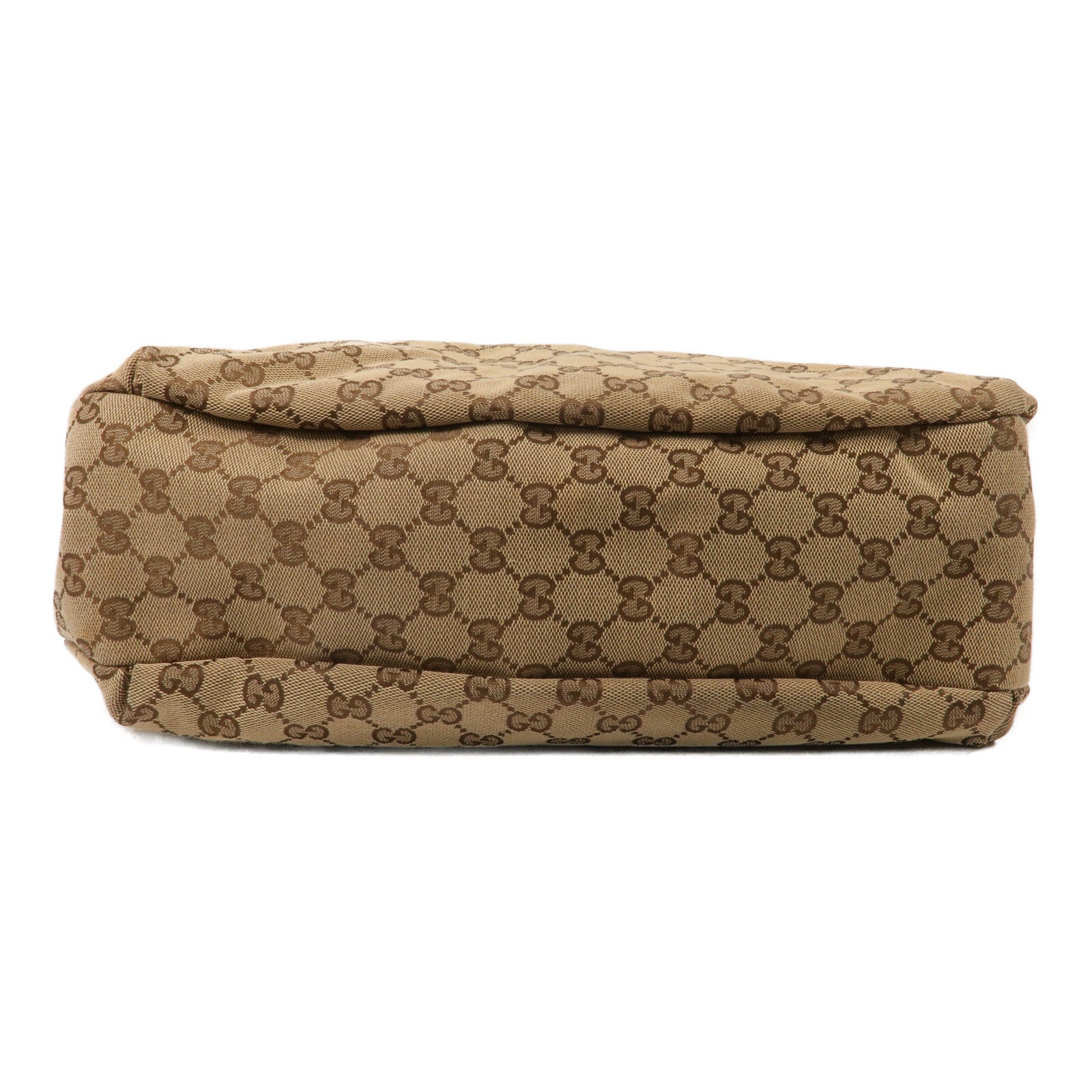 GUCCI 帆布GG Web Hobo肩背袋