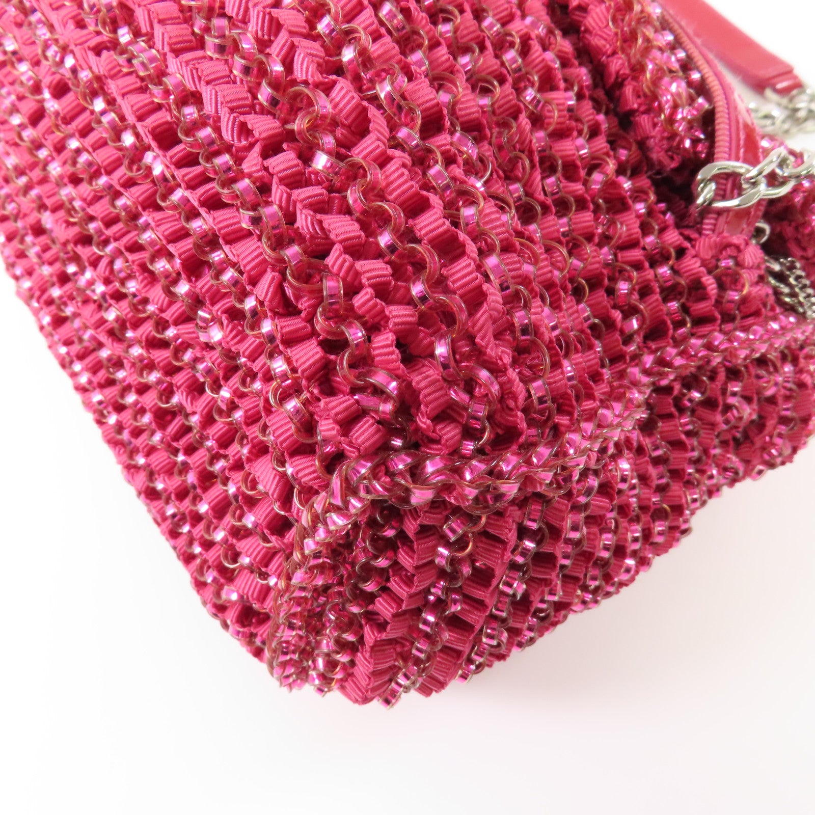 ANTEPRIMA PVC Shoulder Bag銀扣鏈帶手挽肩背兩用袋
