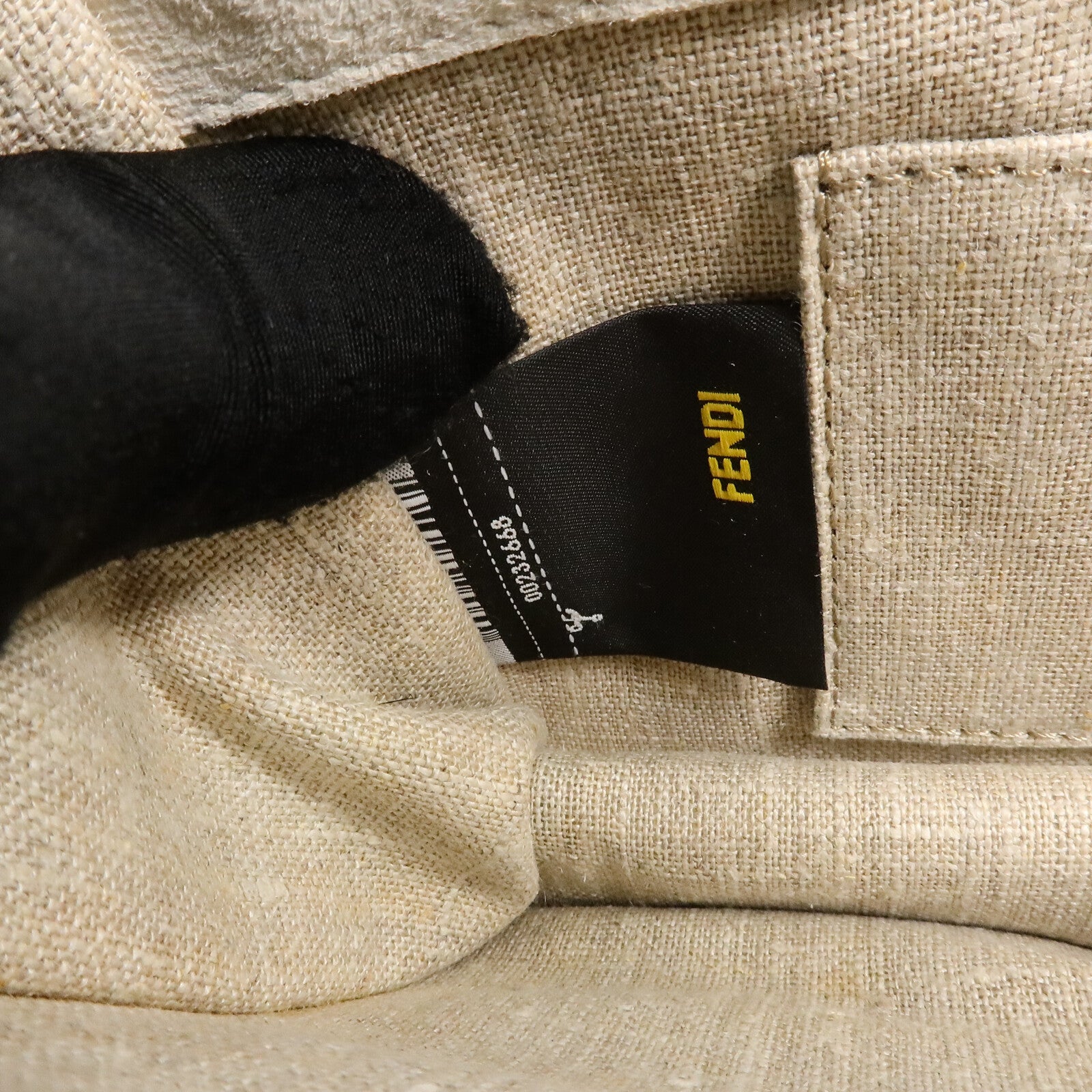 FENDI 蛇皮皮革/狐狸毛Trim Bag肩背袋