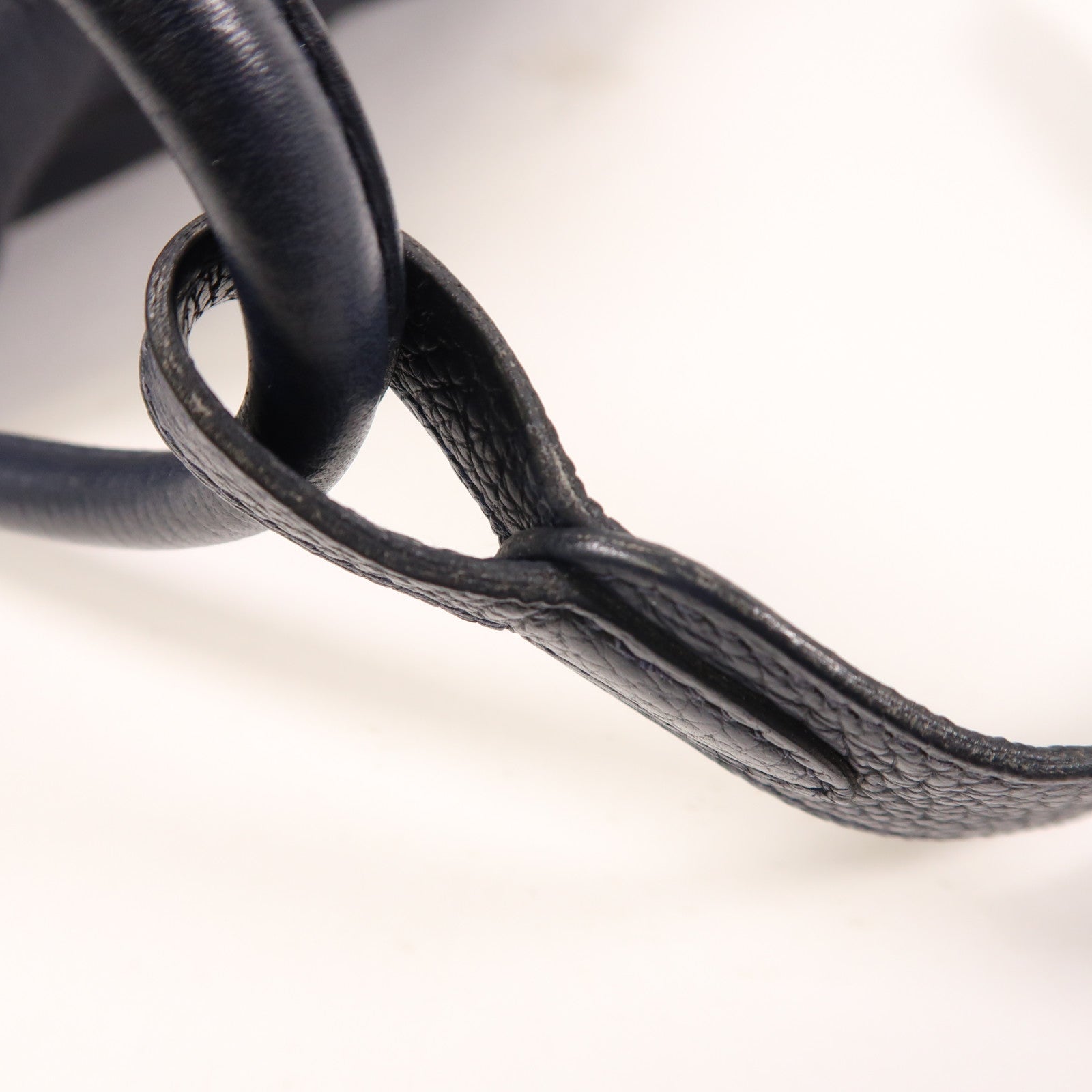 HERMES 皮革Lindy 30手挽肩背兩用袋Blue Nuit