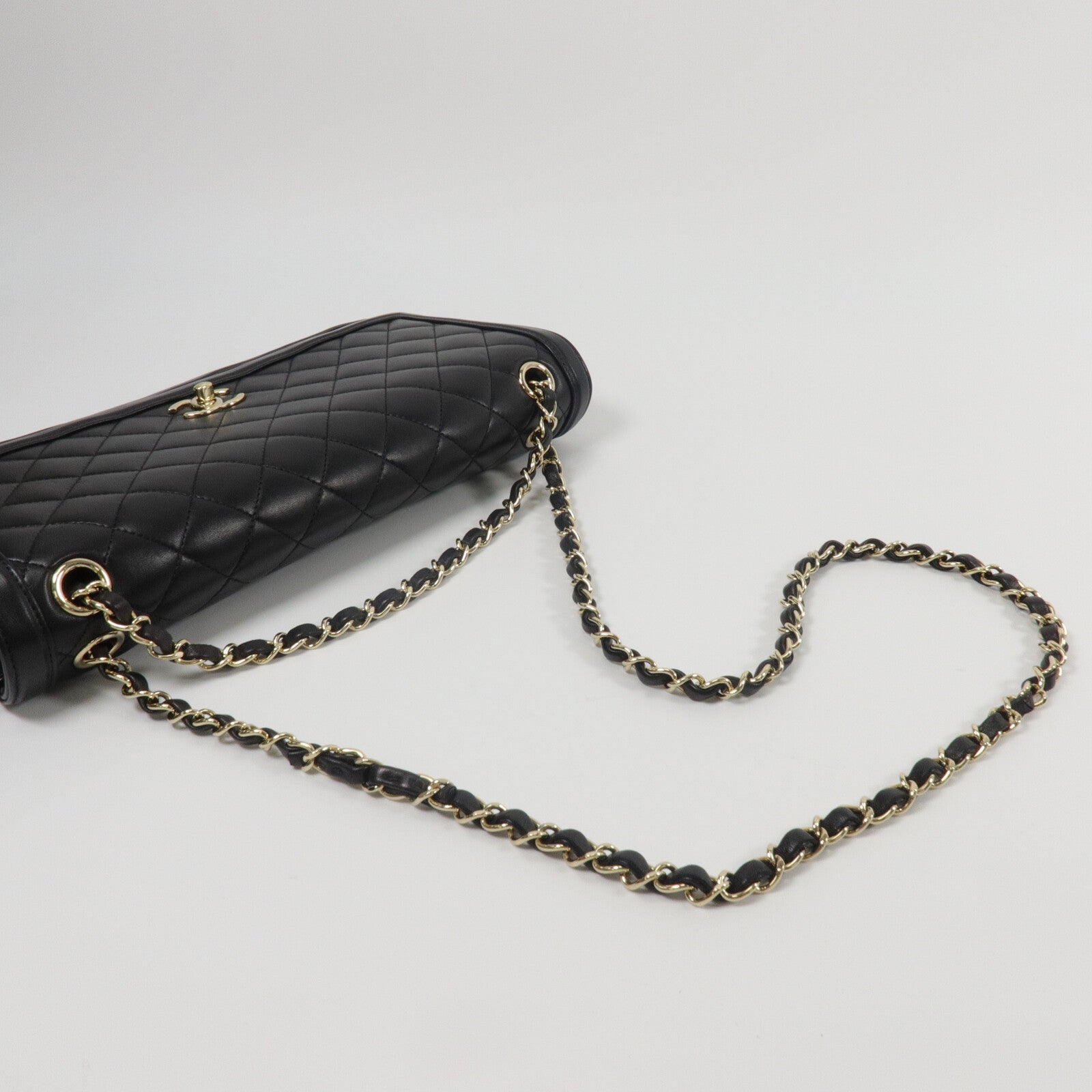 CHANEL 羊皮皮革Chain Shoulder鏈帶肩背袋