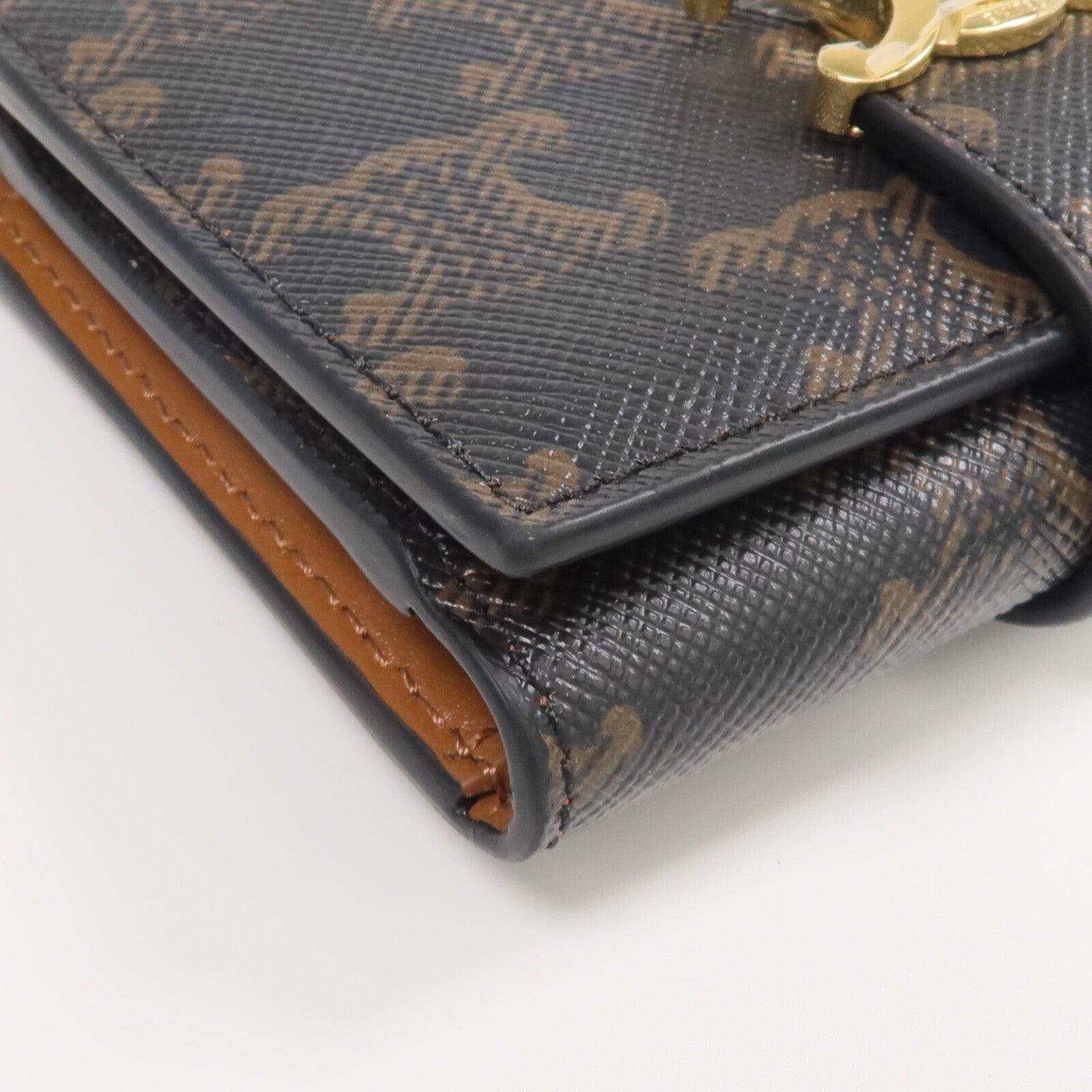 CELINE 塗層帆布Fine Strap Wallet Nino錢包