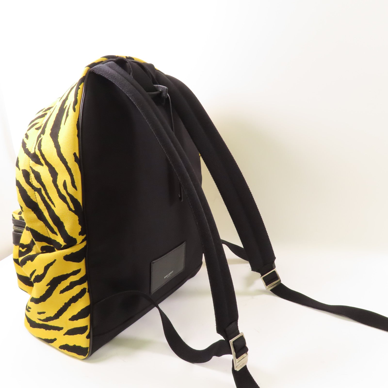 SAINT LAURENT 【激減優惠】帆布Backpack銀扣背包