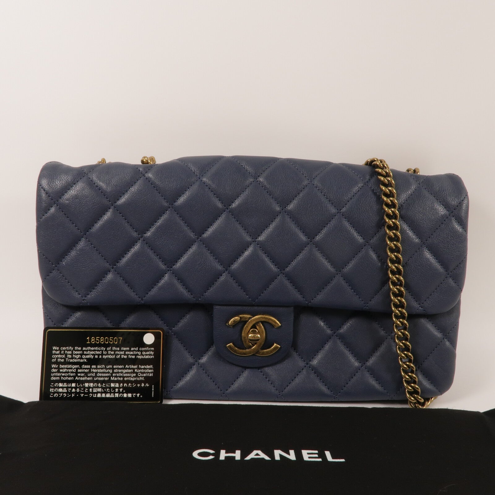 CHANEL 羊皮皮革Chain Shoulder鏈帶肩背袋