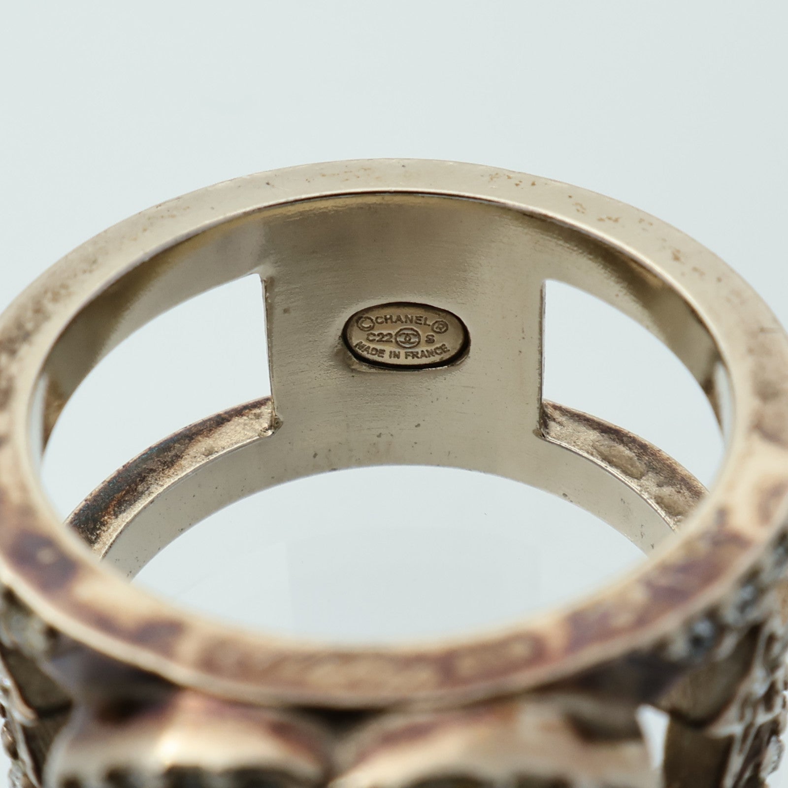 CHANEL 【激減優惠】金屬Ring戒指US#6