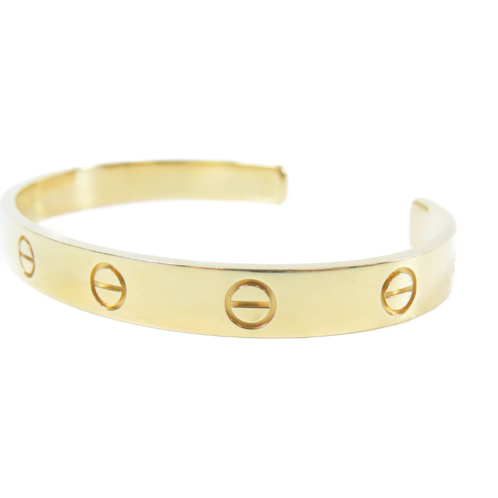 CARTIER 18K黃金Love Bracelet手鐲Cartier#17
