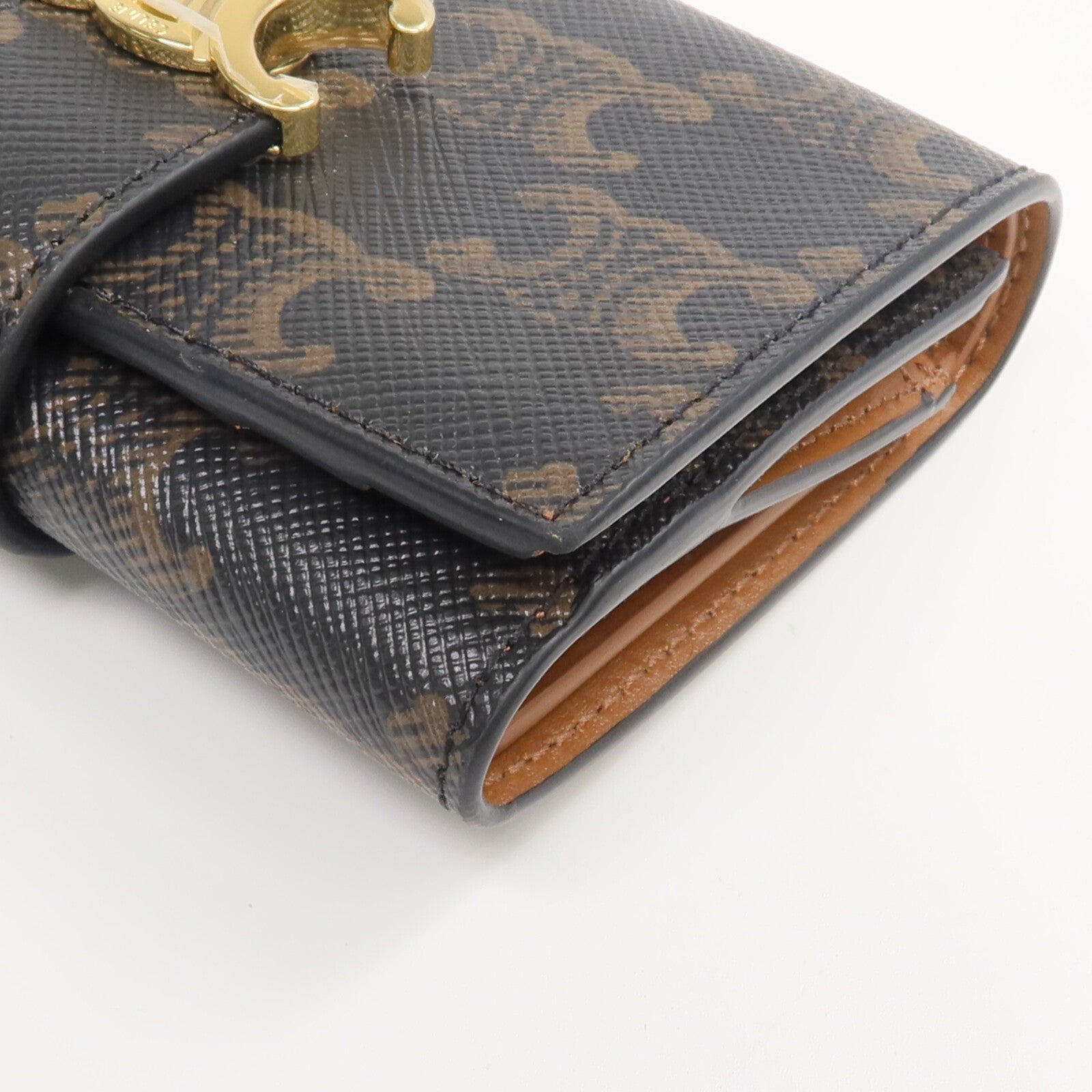 CELINE 塗層帆布Fine Strap Wallet Nino錢包