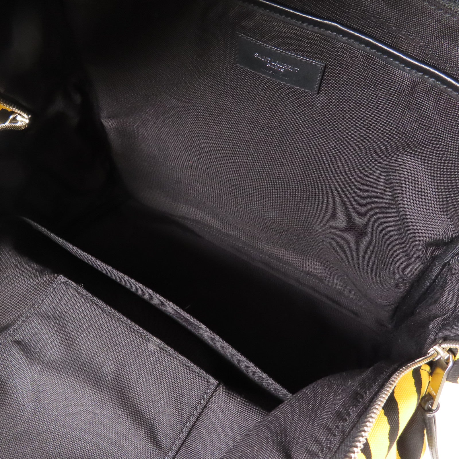 SAINT LAURENT 【激減優惠】帆布Backpack銀扣背包