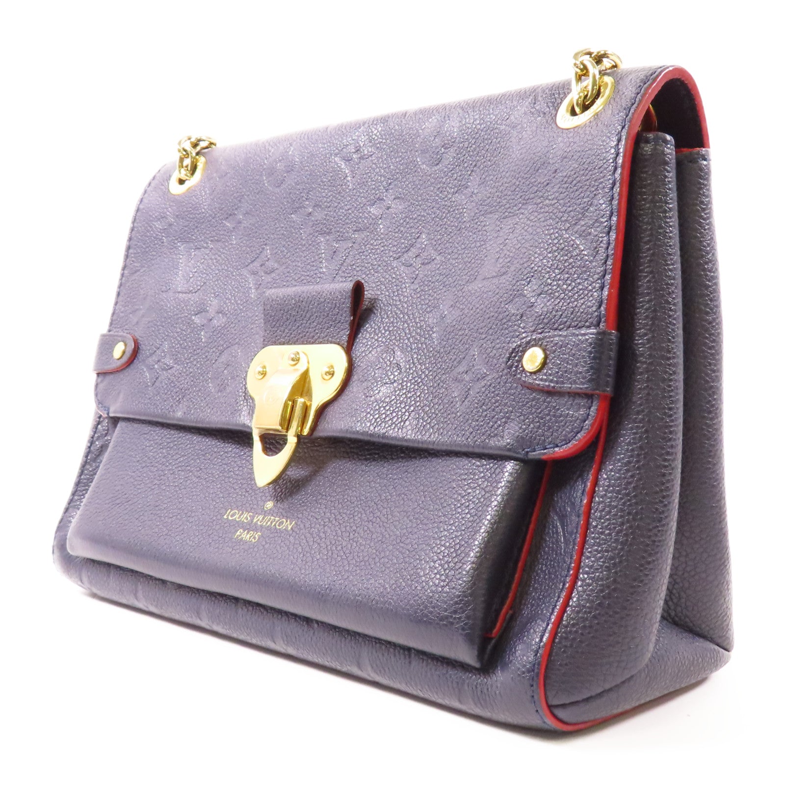 LOUIS VUITTON Monogram Empreinte Vavin PM金扣肩背袋