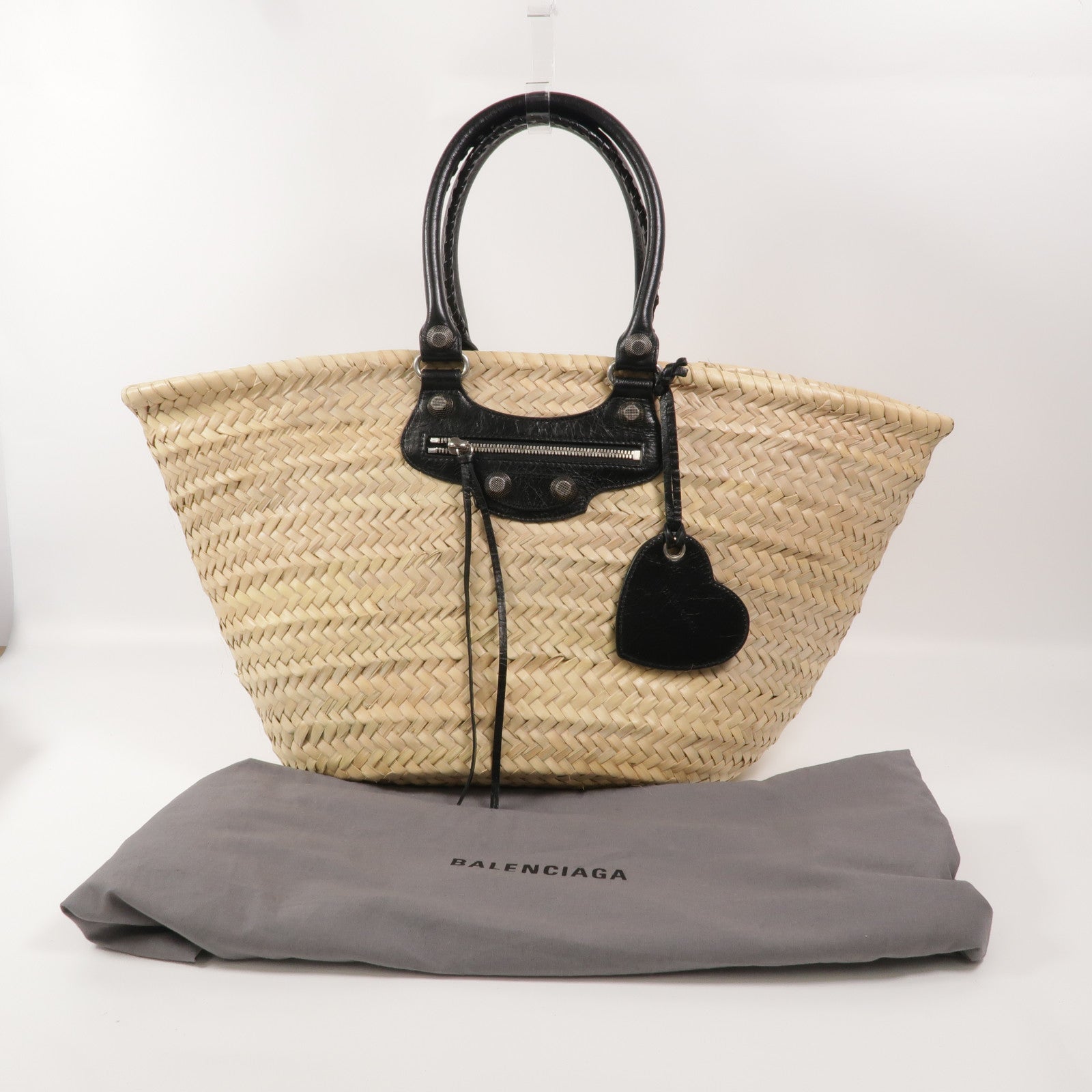 BALENCIAGA 藤料/羊皮皮革Le Cagole肩背袋