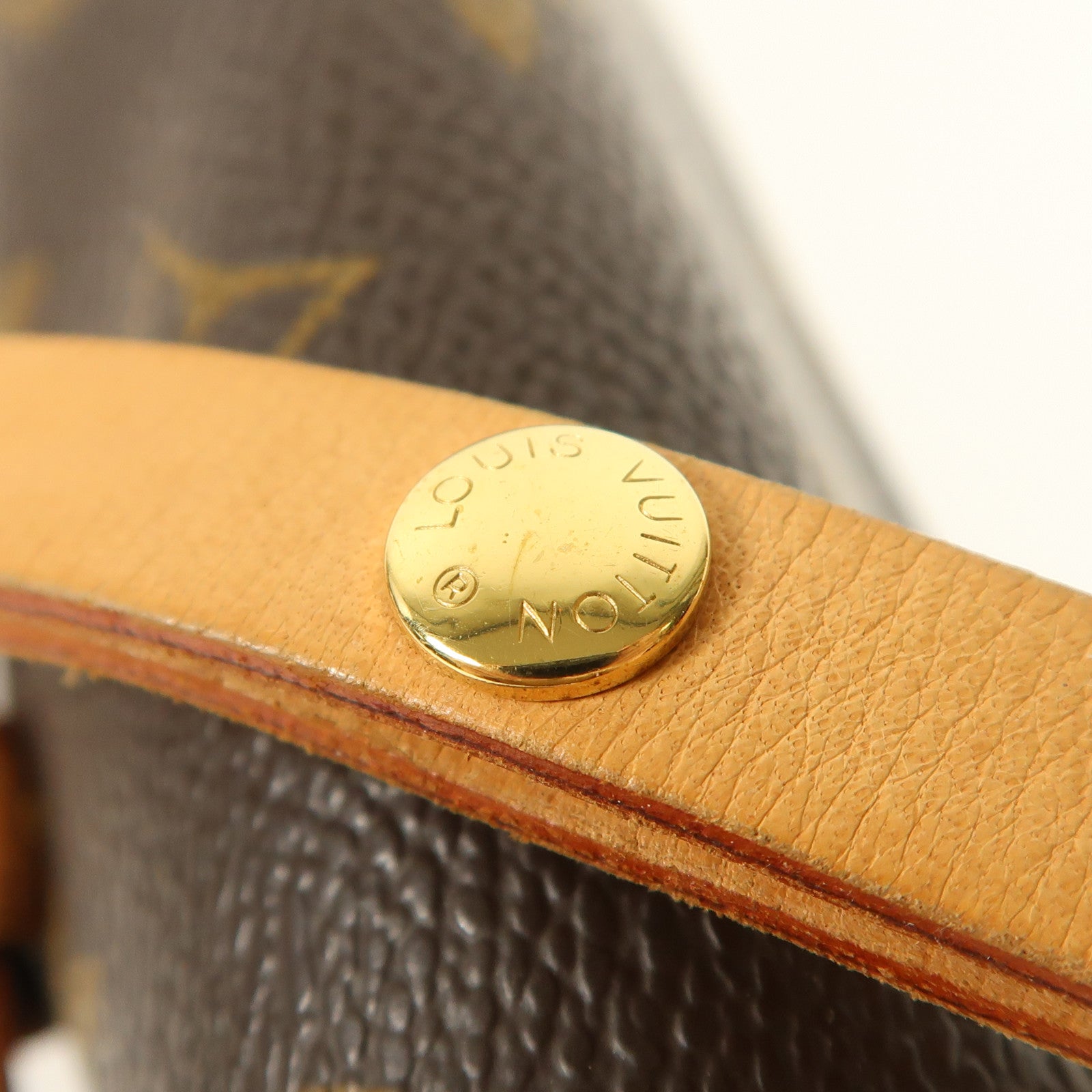 LOUIS VUITTON Monogram Pochette Florentine XS金扣腰包