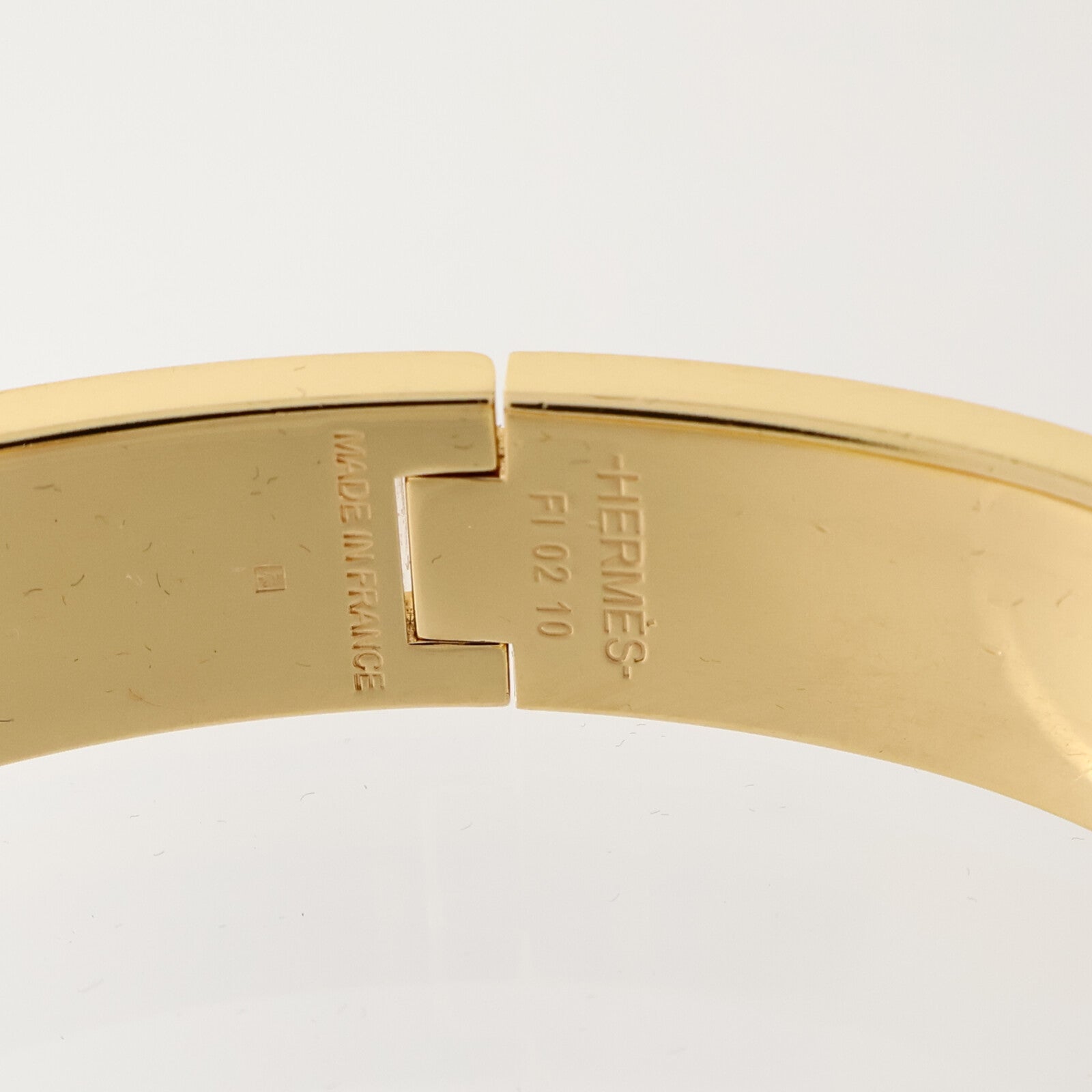 HERMES 金屬/琺瑯Clic H Bangle手鐲